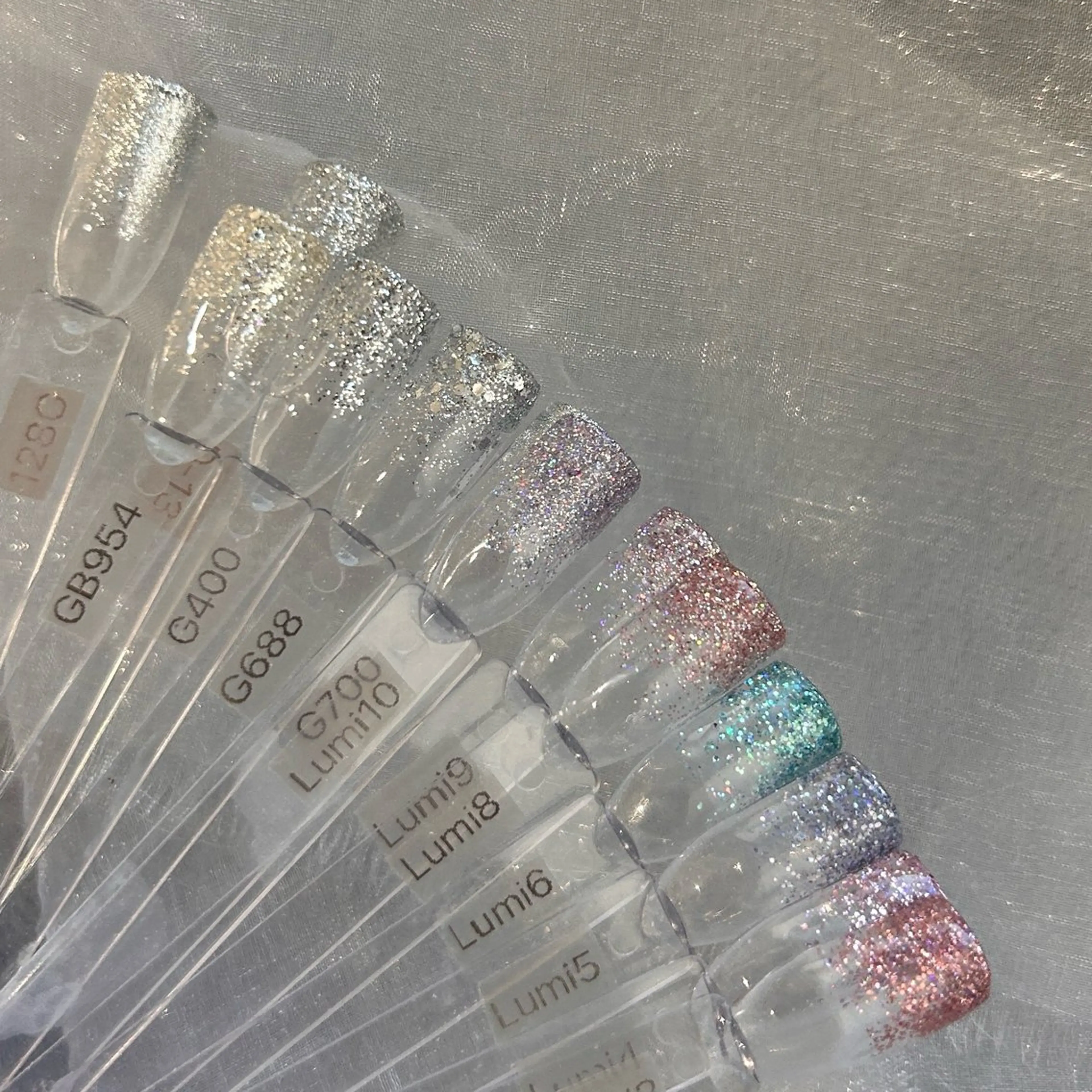 【長さだし】フルチップ10本＋ラメワンカラーの写真