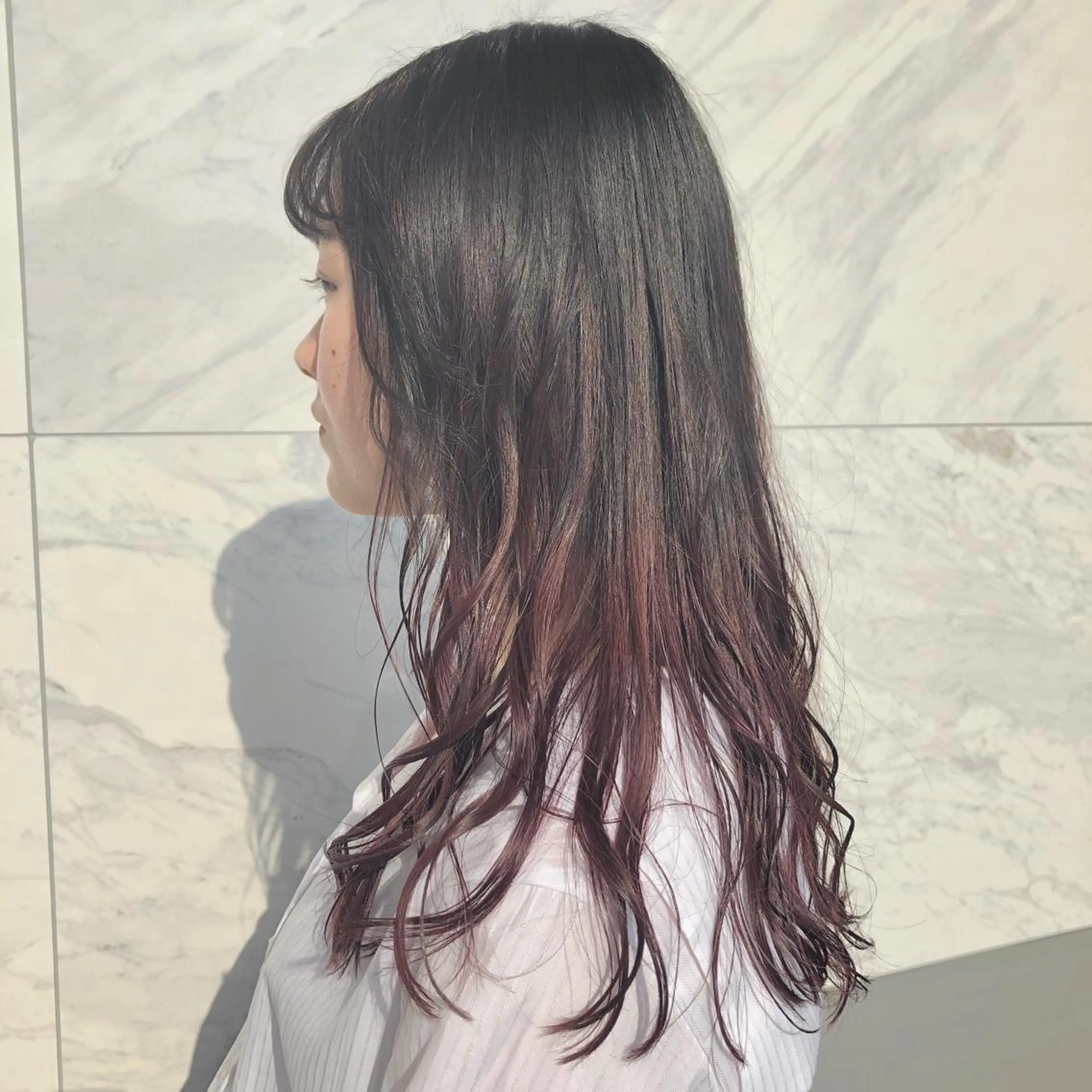 ロング カラー ヘアアレンジ 吉野 優子のマツエク・マツパデザイン