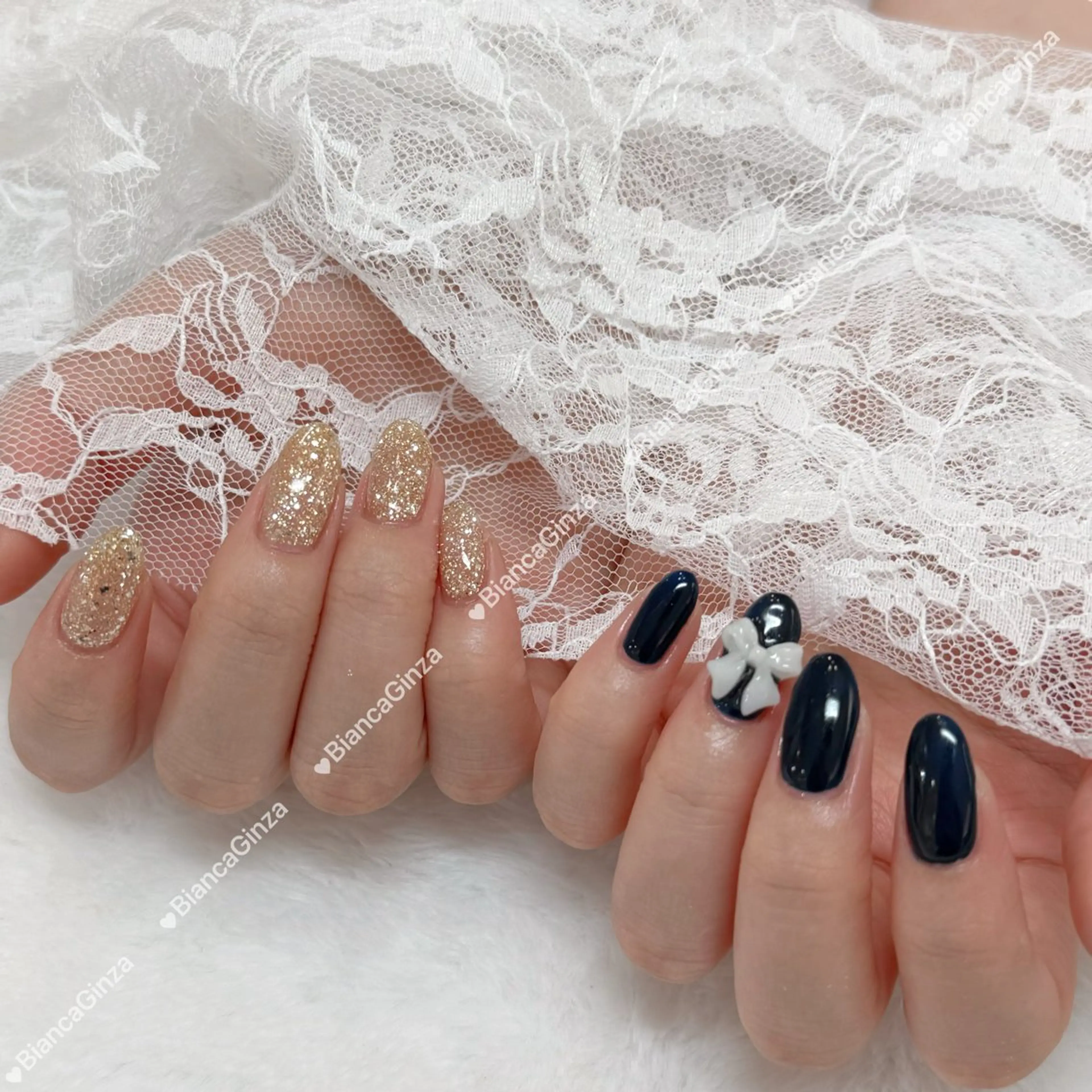 ネイル ハンドネイル Bianca 銀座 Hinanoのネイルデザイン