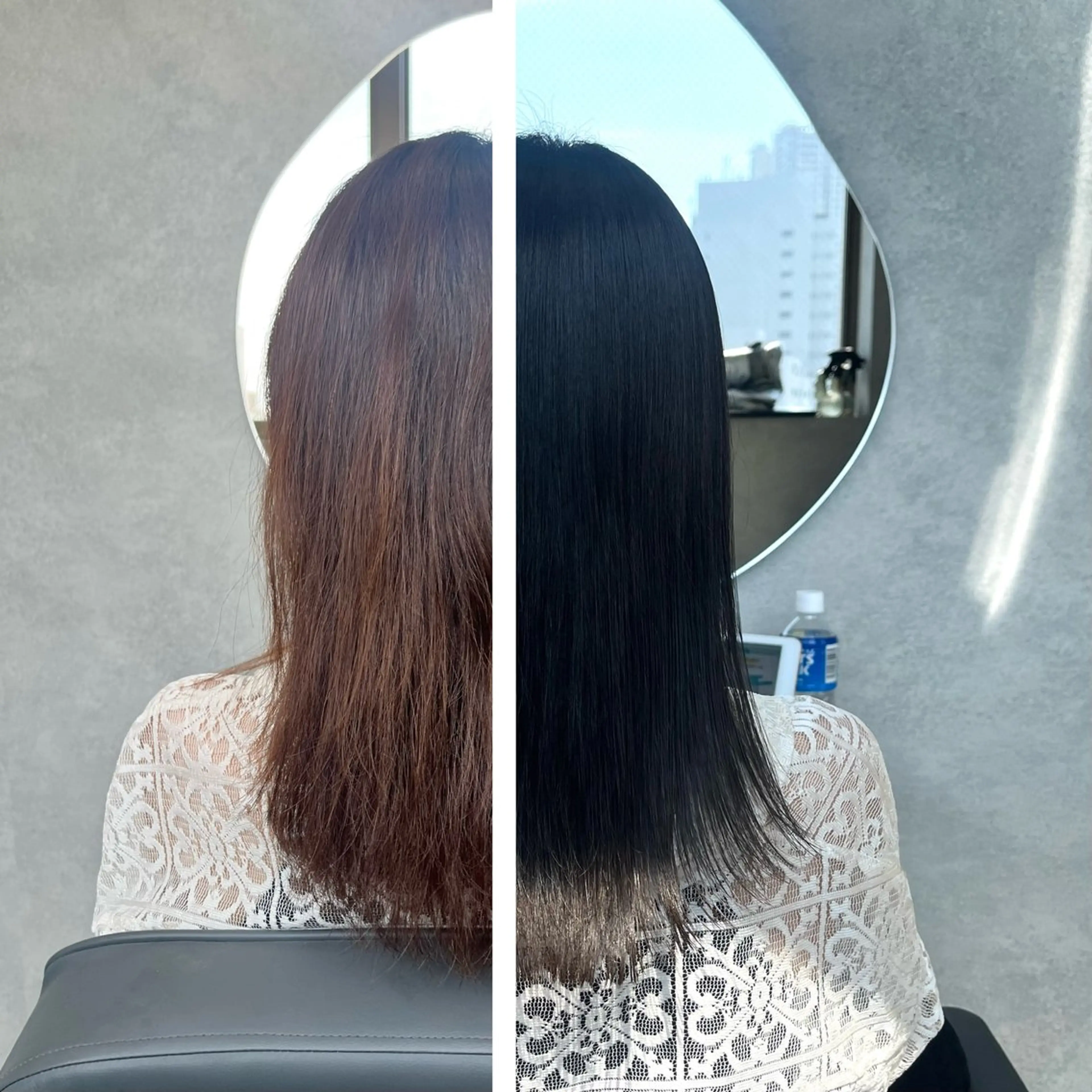 ミディアム 髪質改善 縮毛矯正 縮毛矯正専門家/ 髪質改善/店長辻部のヘアスタイル