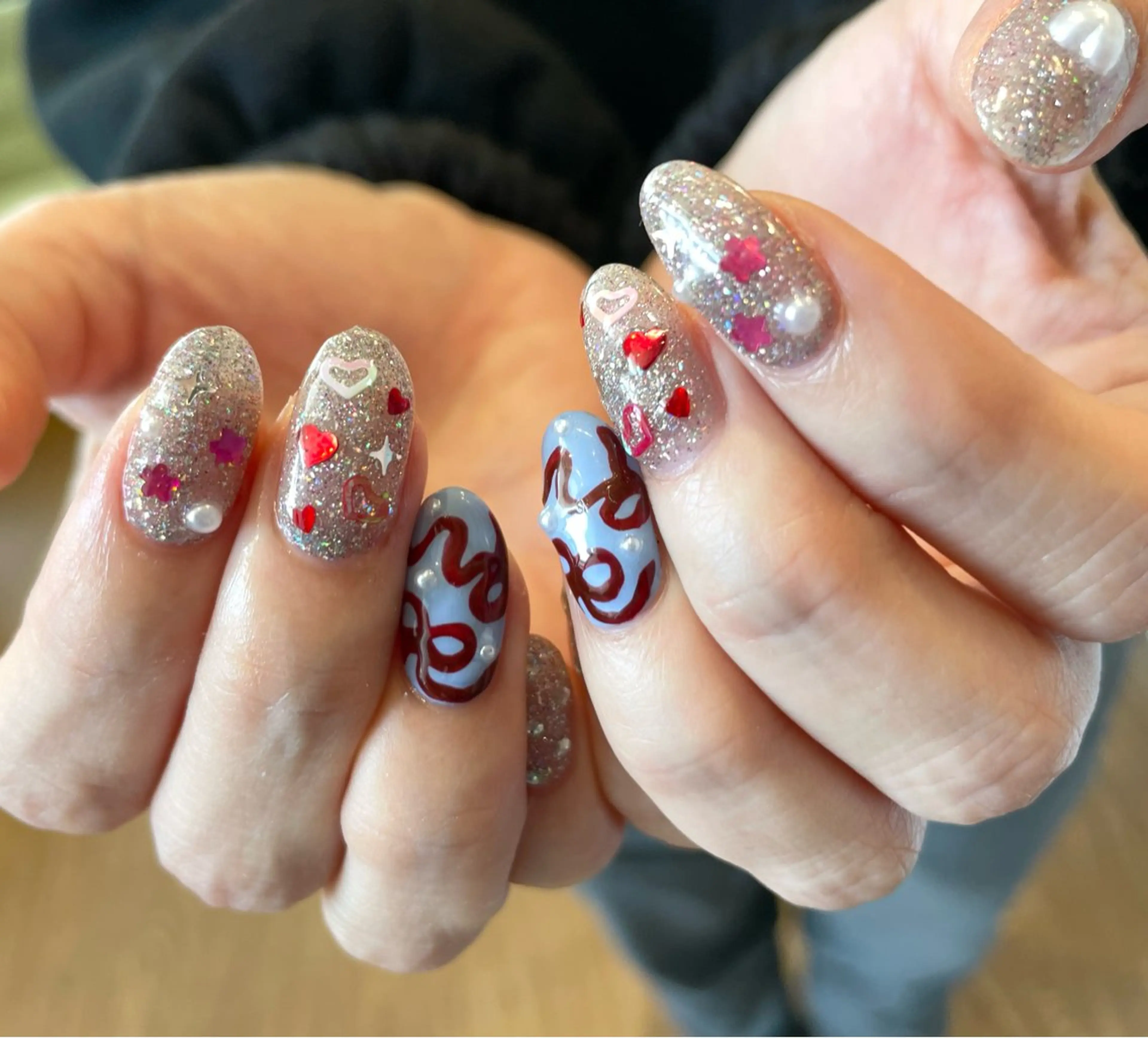 【リピーター向け】2回目限定♡持ち込みデザインフリー／艶・もち重視　ケア込オフ込の写真