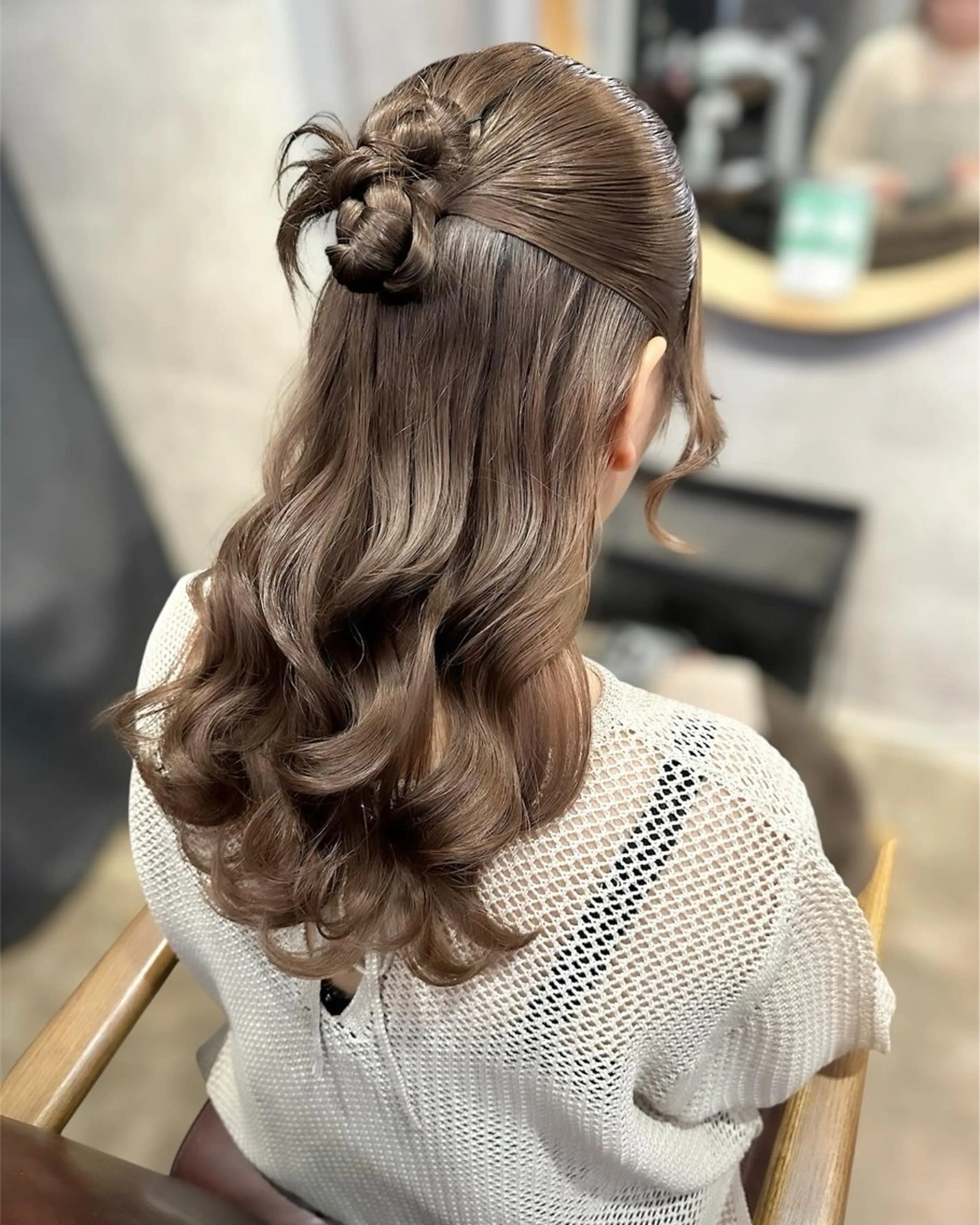 セミロング ヘアアレンジ ヘアセット┊お呼ばれ ┊お出かけ┊wadaのヘアスタイル