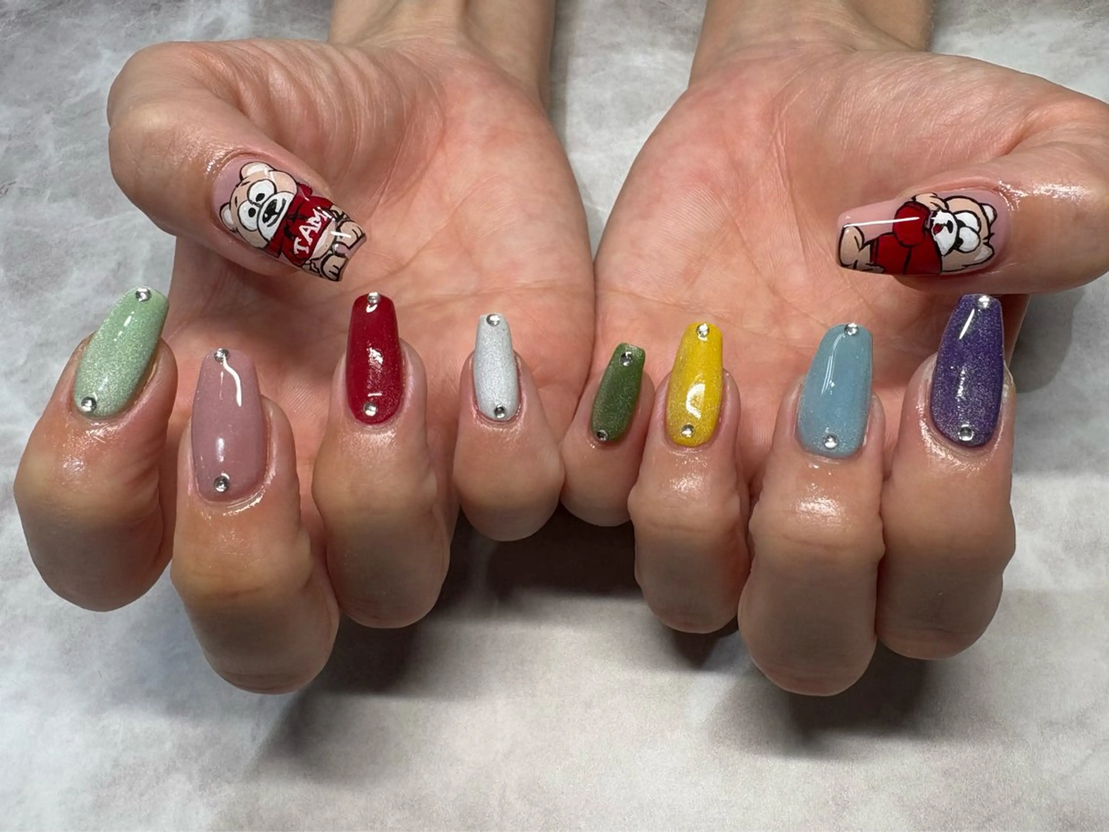 ネイル ハンドネイル rich to 安城店 國廣のネイルデザイン