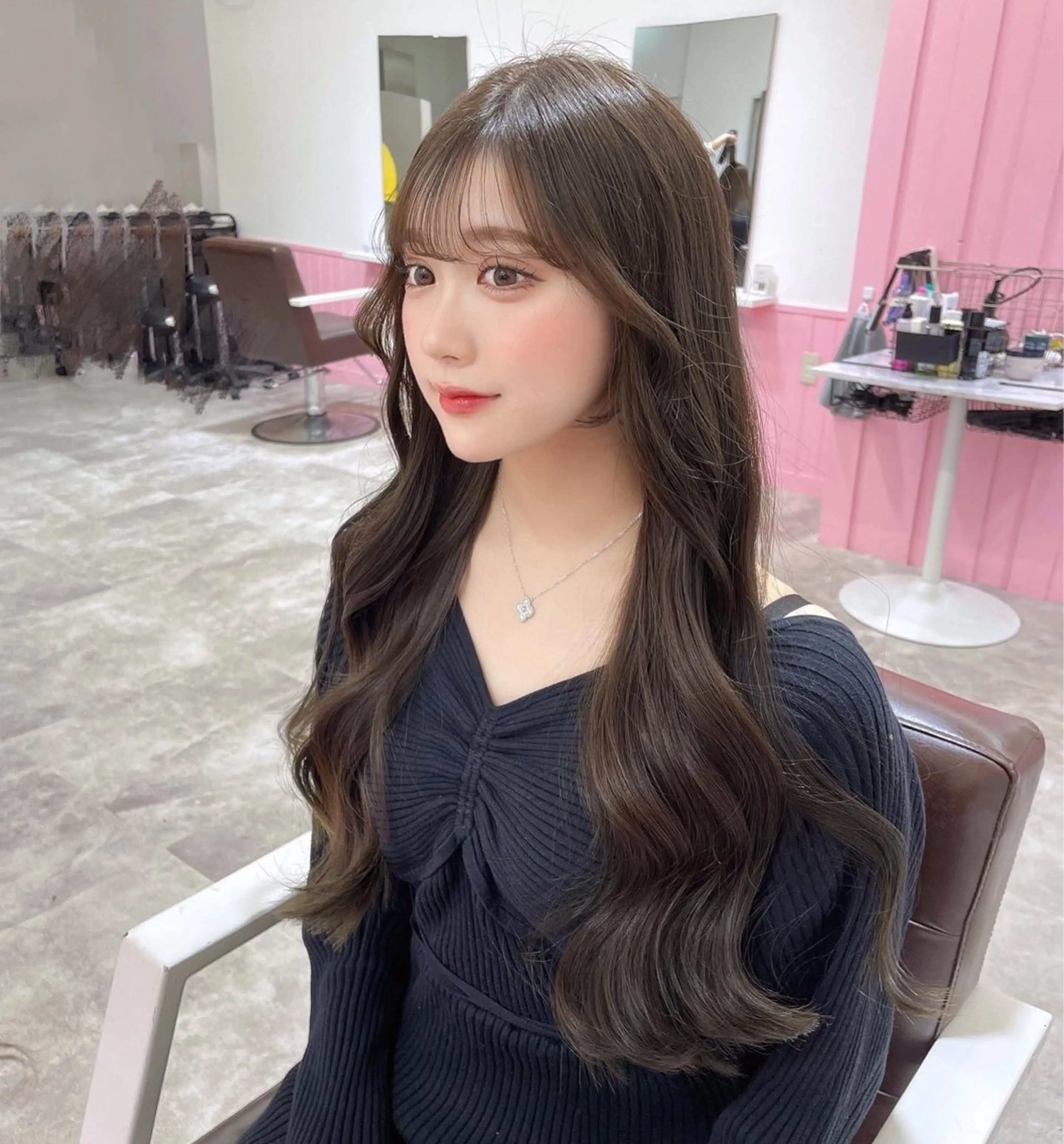 ロング 髪質改善韓国レイヤー SHIORI🦋のヘアスタイル