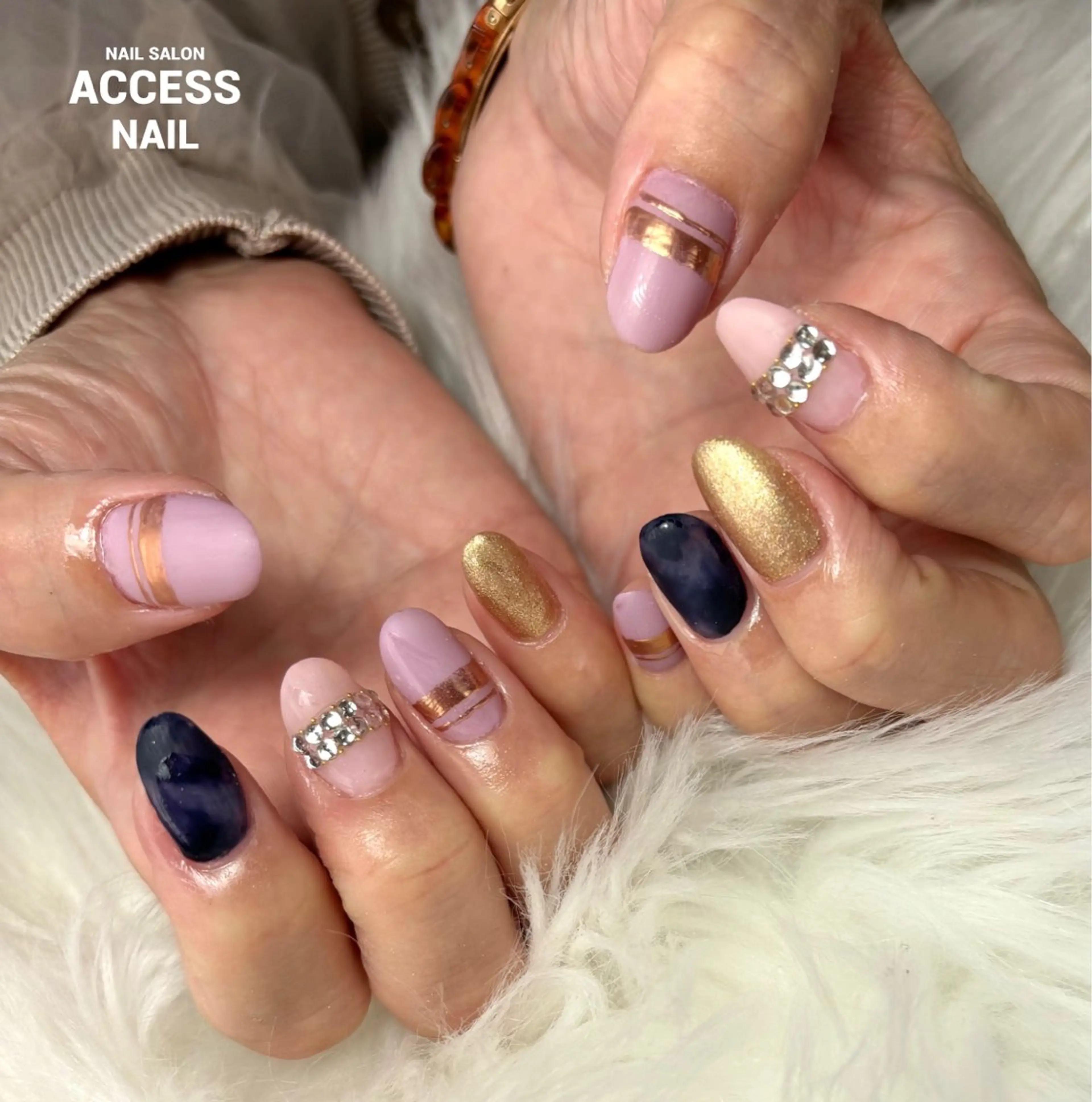 ネイル access nailのネイルデザイン