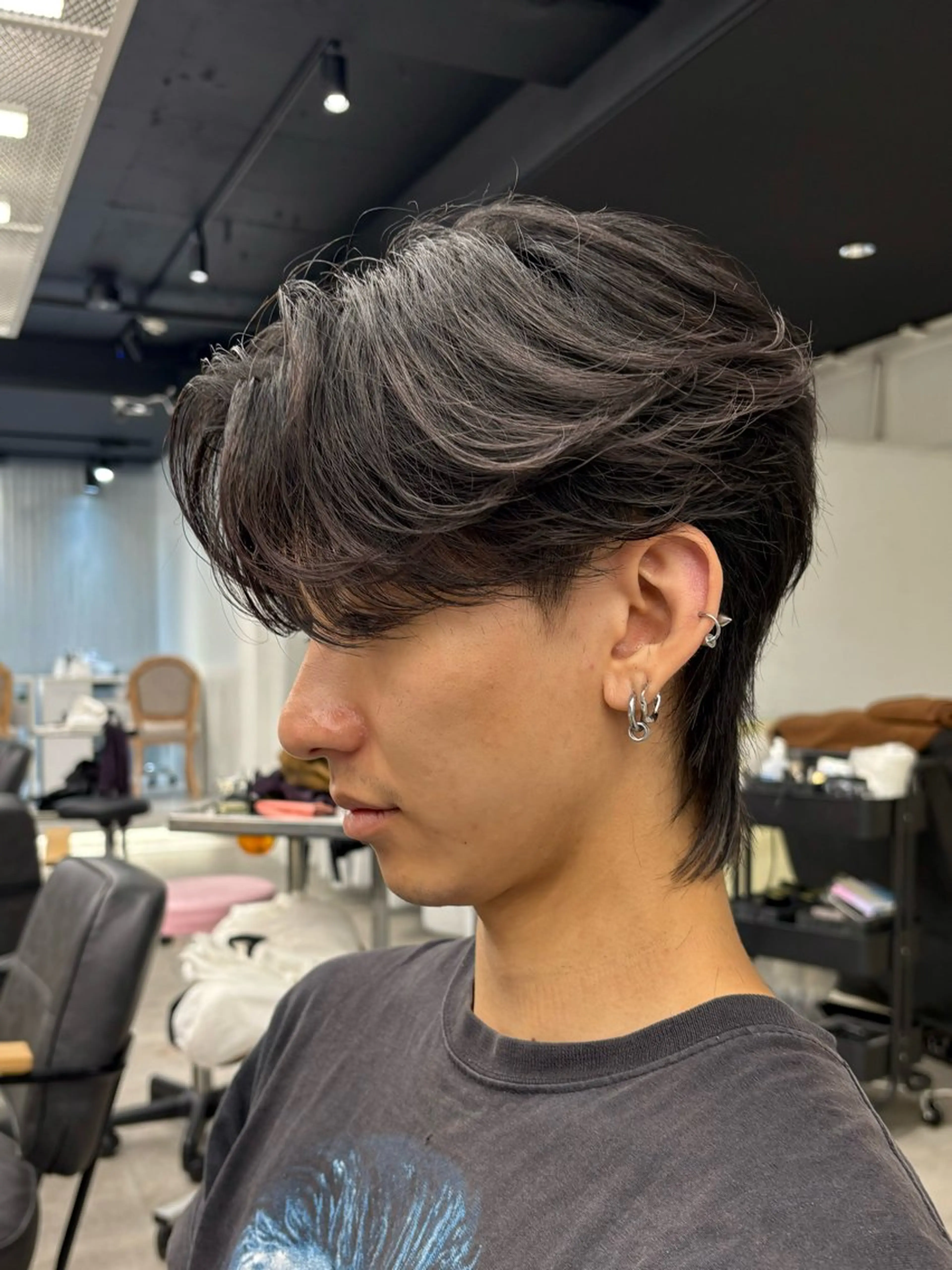 ショート パーマ メンズ メンズパーマ プードルパーマ 学生（メンズ向け） スパイキーショート 波巻きパーマ カット パーマ シャドウパーマ/ ルーズパーマ/メンズのヘアスタイル