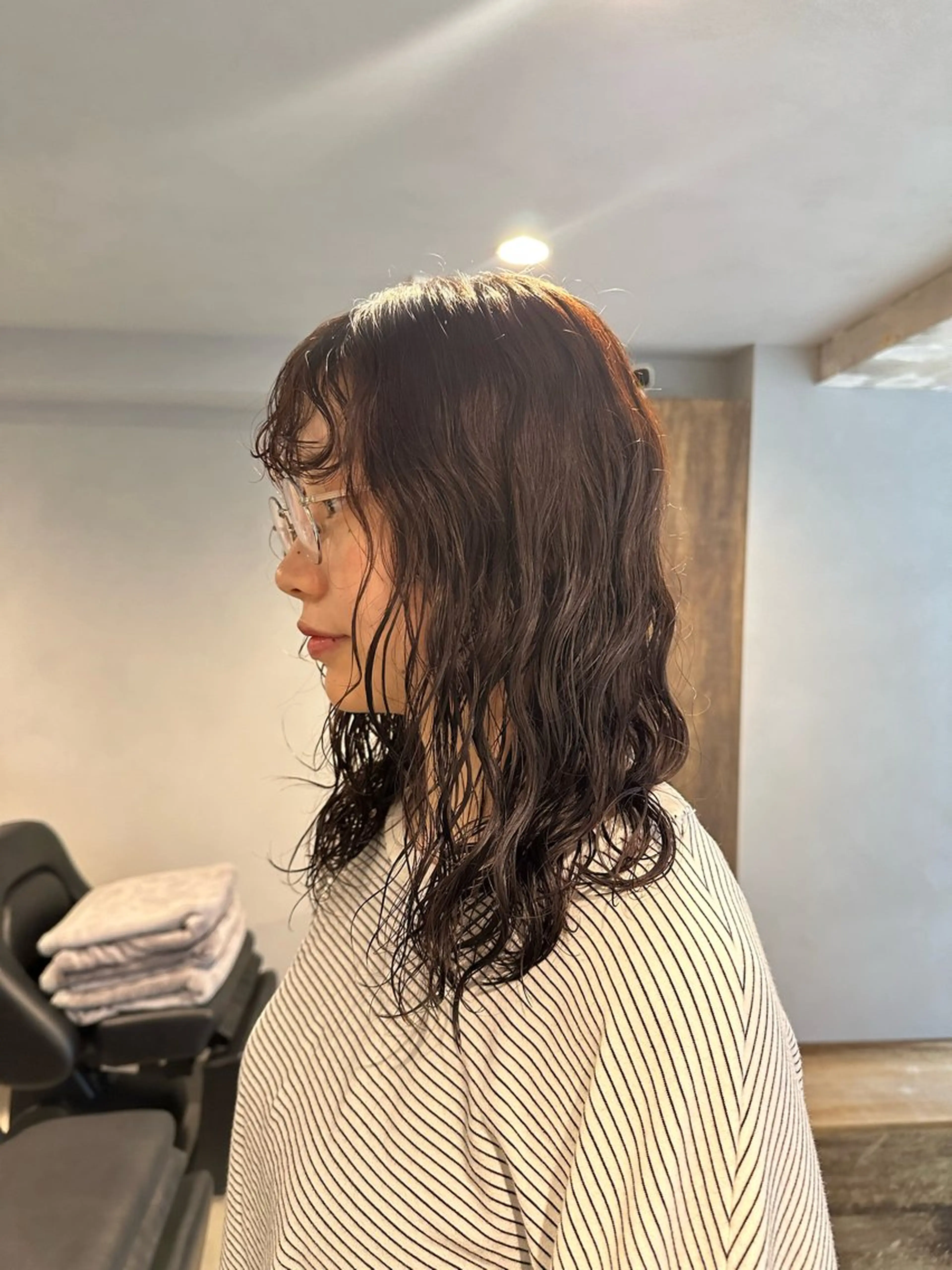 〖🌟リピーター様限定🌟〗 パーマ戻しカット➕内部補修トリートメント🌱の写真