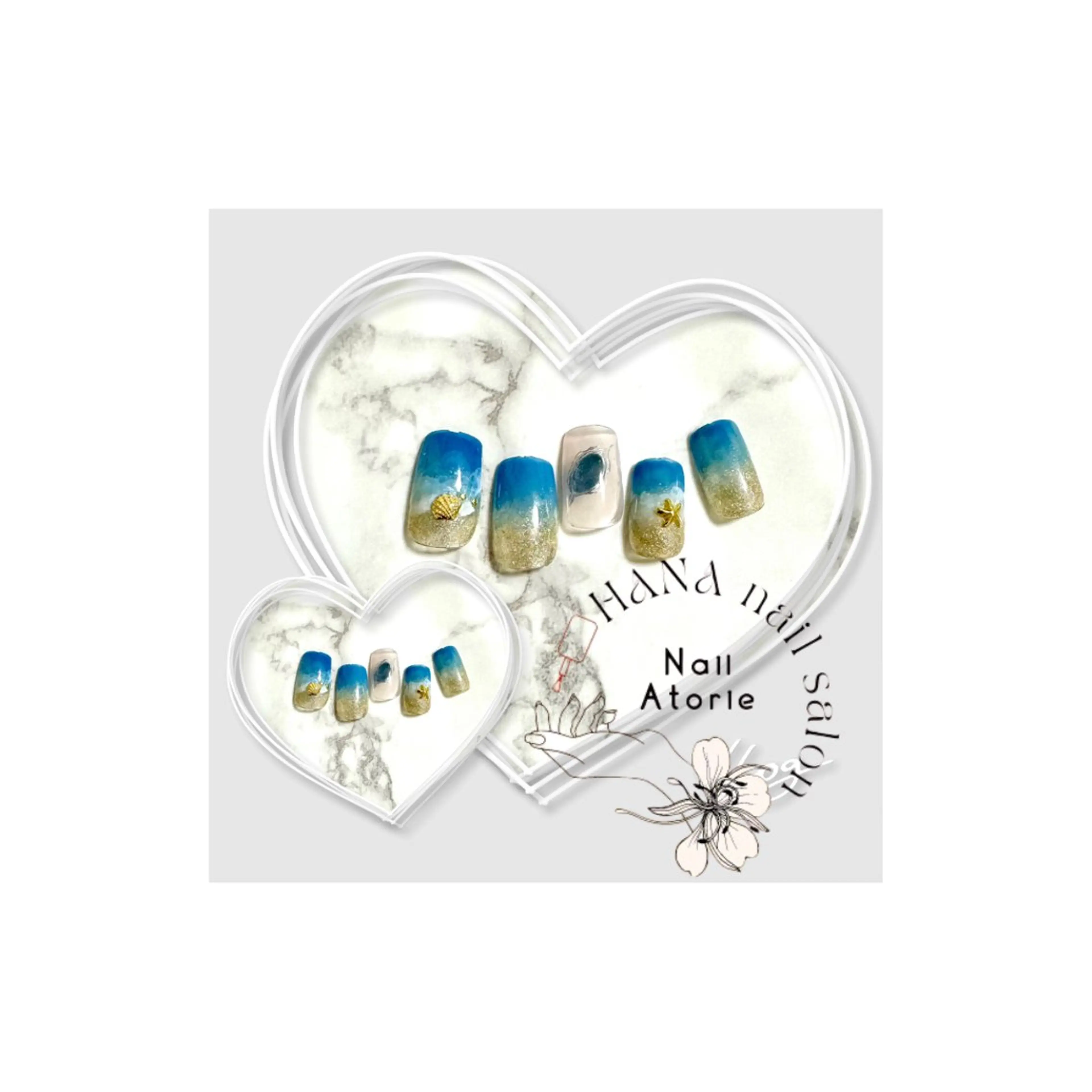ネイル 夏ネイル HaNA 　nail salonのネイルデザイン