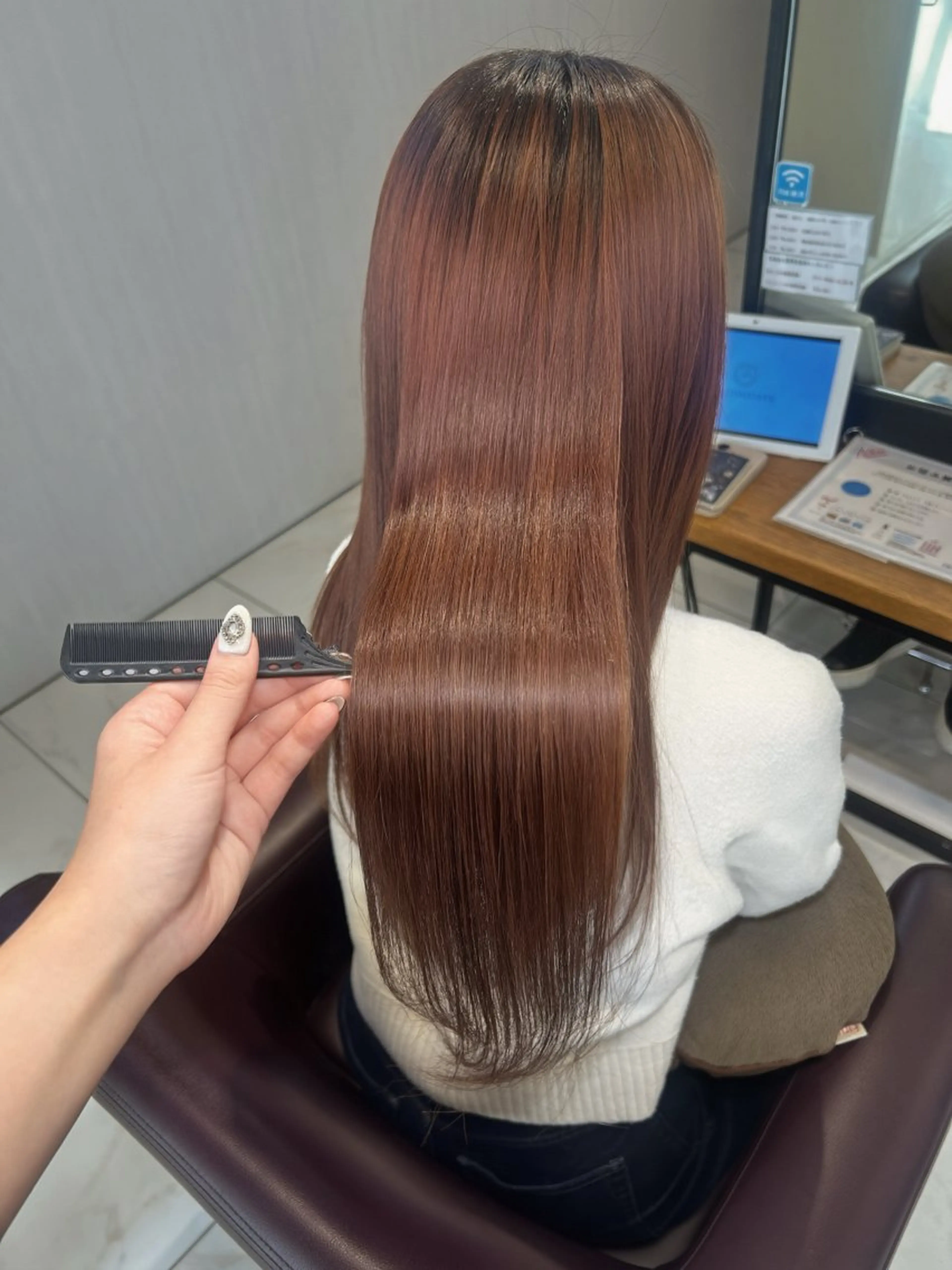 ロング トリートメント トリートメント ️💜akari💜 ハイトーン/レイヤーのヘアスタイル