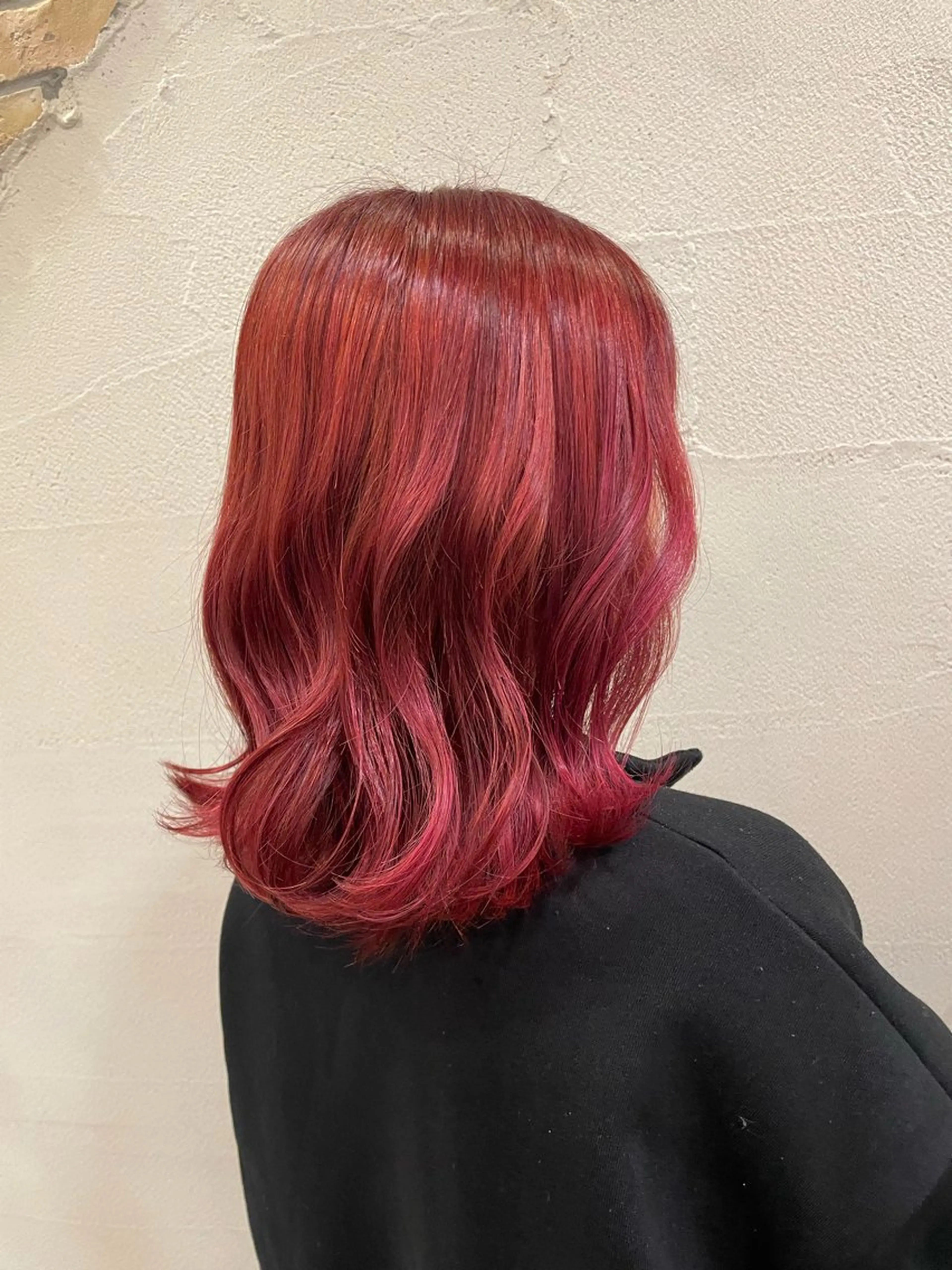 ミディアム カラー 韓国風🇰🇷レイヤ ーKEI🇰🇷のヘアスタイル