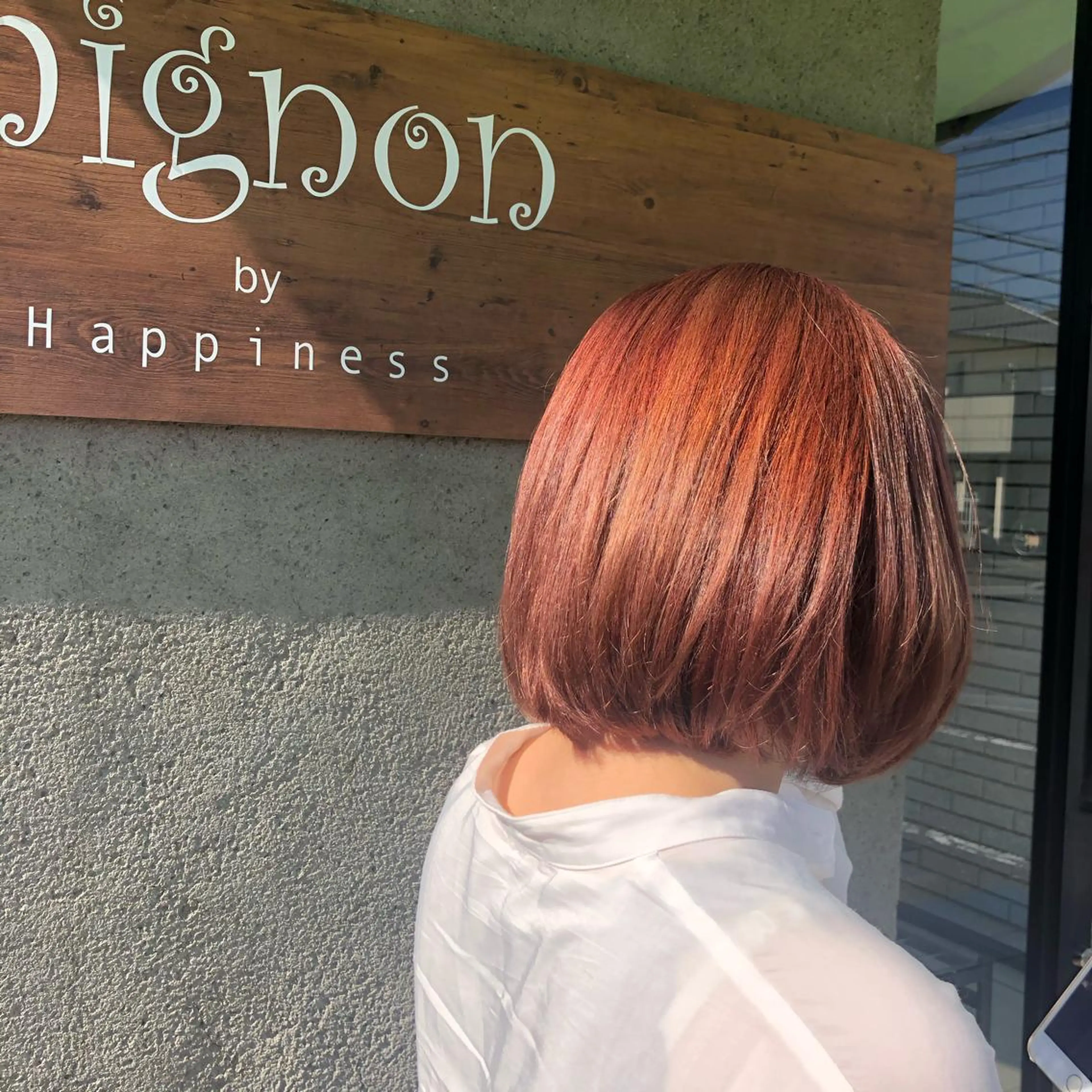 ミディアム grace by happiness所属・艶髪/巻ける縮毛矯正 /髪質改善naoのヘアスタイル