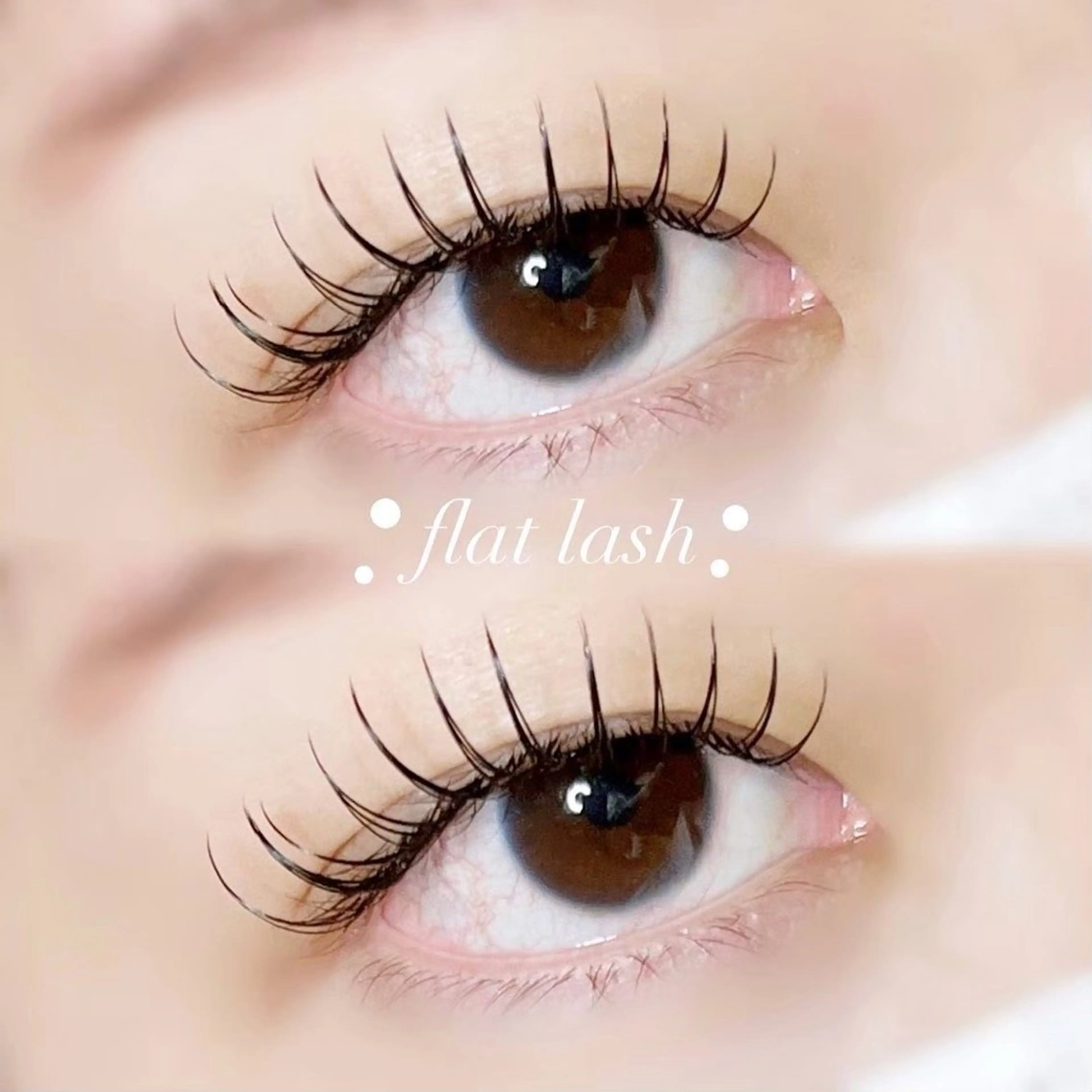 マツエク・マツパ フラットラッシュ chico所属・chico 新町店のマツエク・マツパデザイン