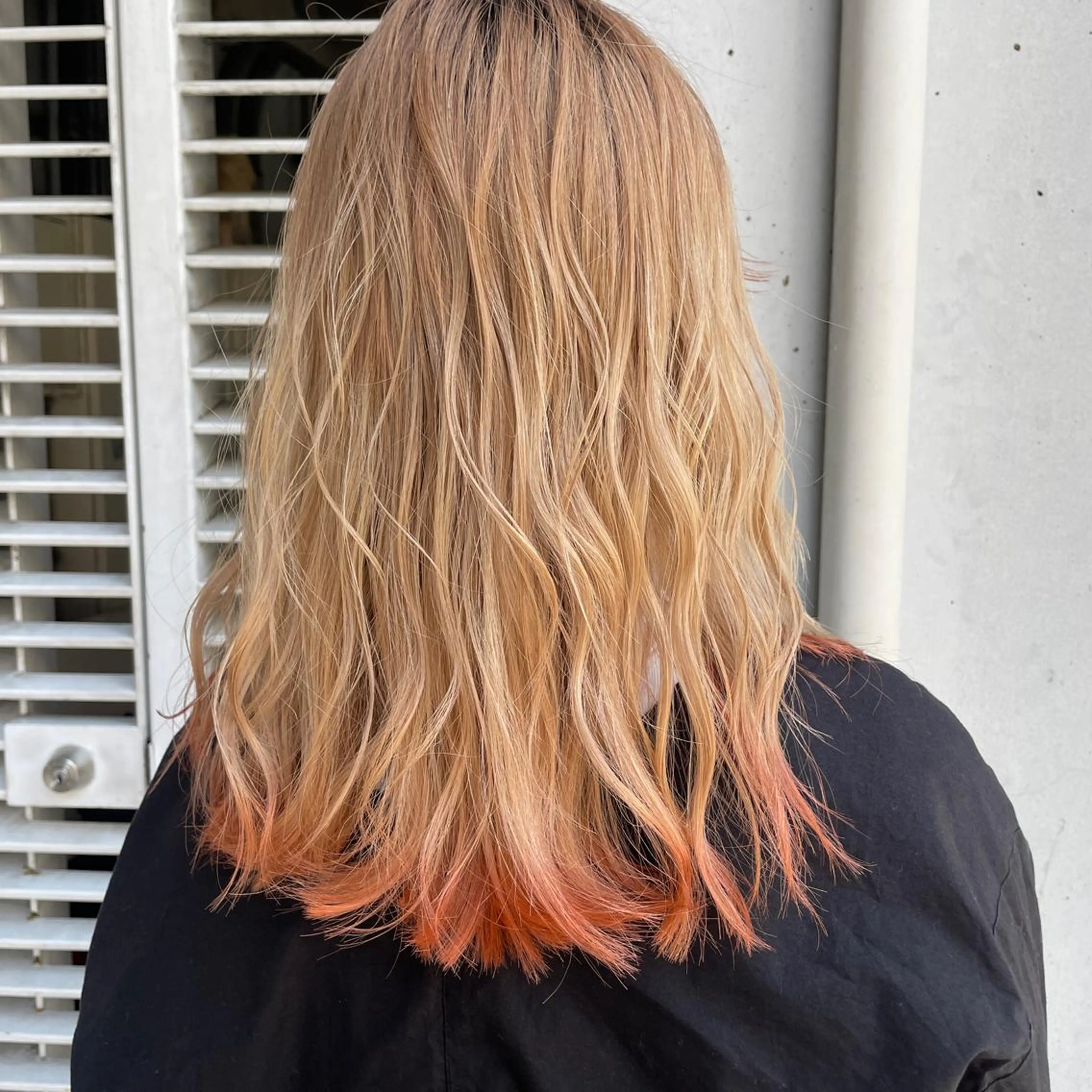 セミロング カラー ヘアカラー トリートメント 透明感カラー/ 韓国風🌿RIKOのヘアスタイル