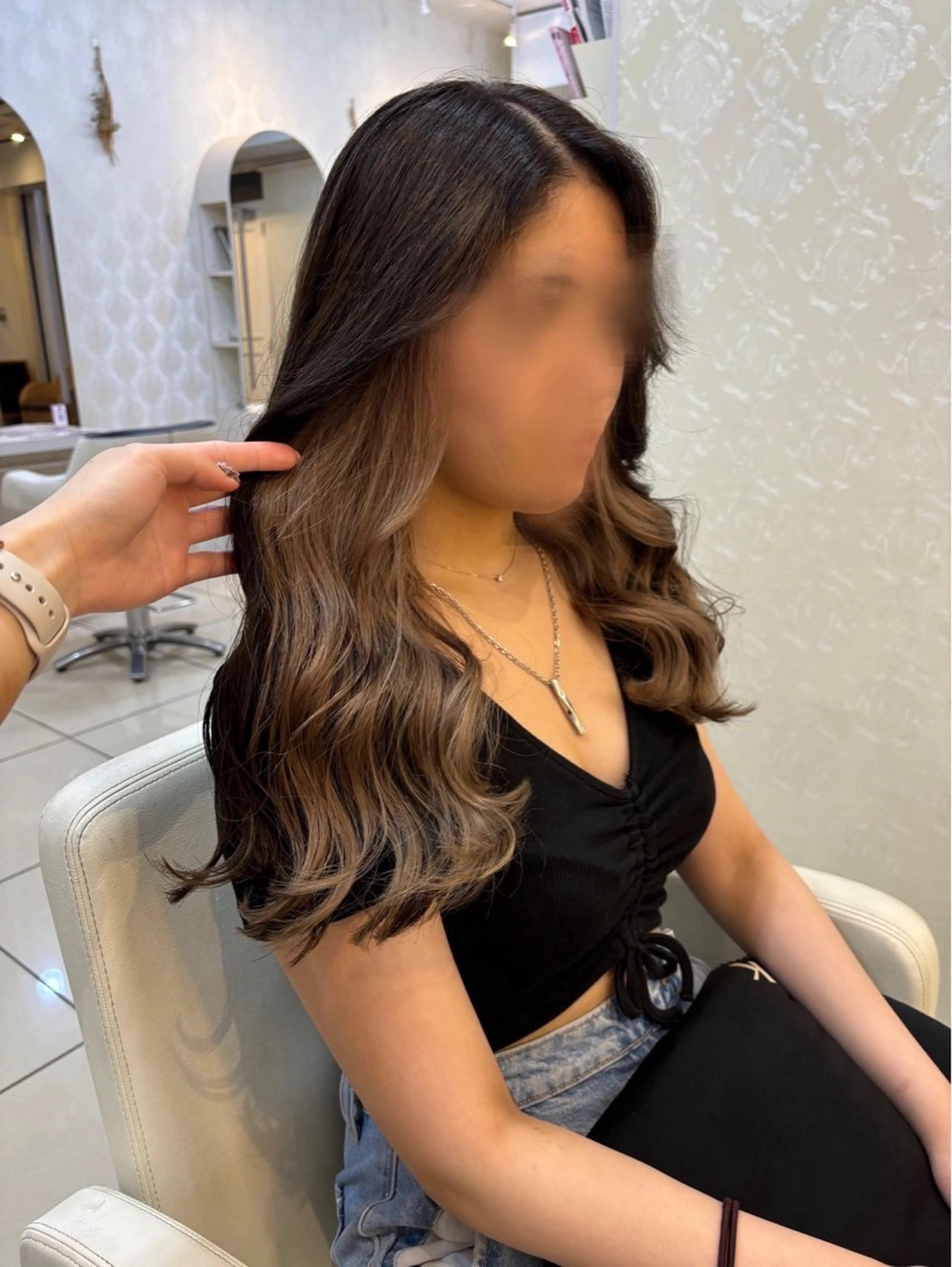 カラー ヘアカラー 🖤ྀི渡邉 あみか🖤ᩚのヘアスタイル