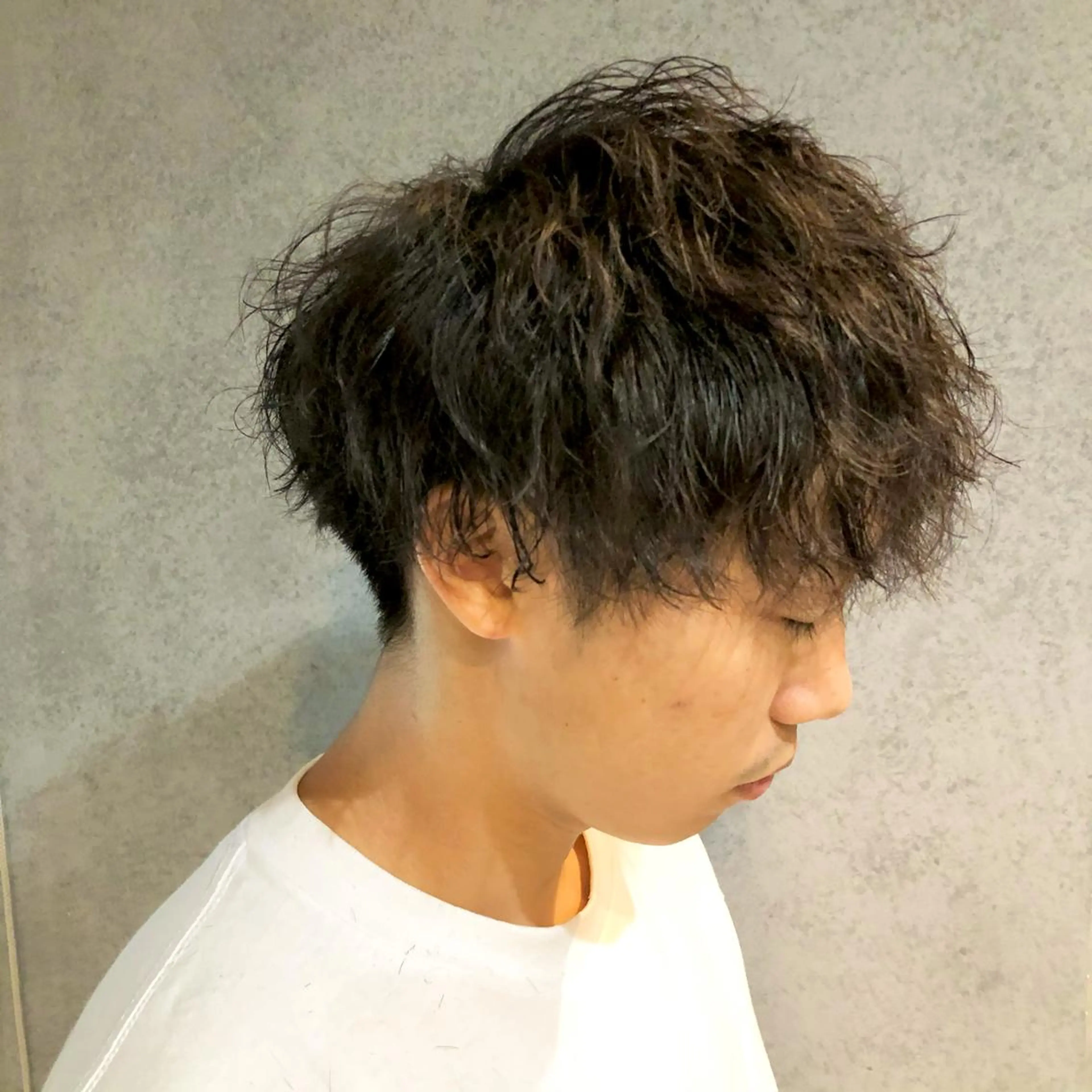 パーマ メンズ 櫻井 未悠のヘアスタイル