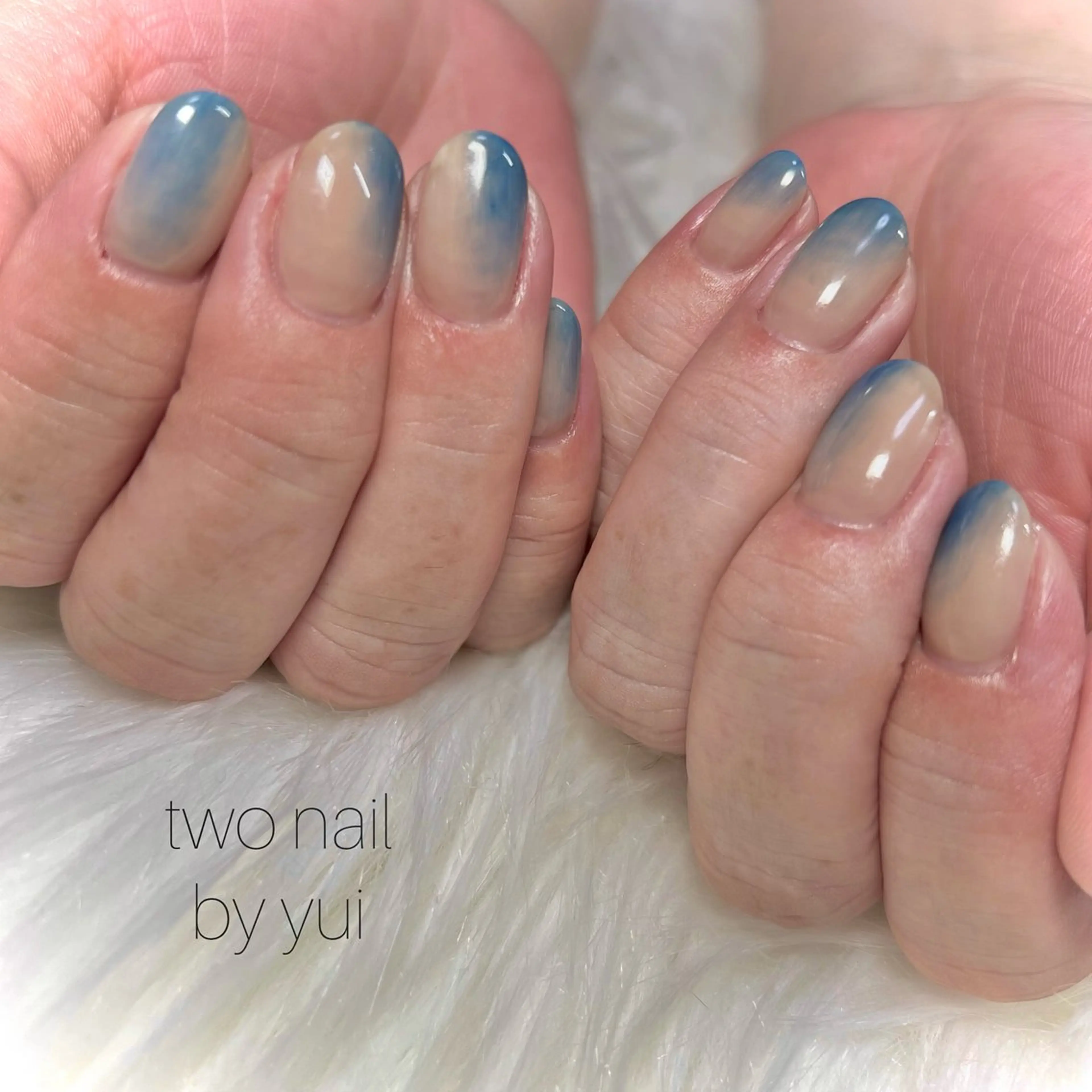 ネイル アートネイル ネイルチップ ホワイト ハンドネイル two nailのネイルデザイン