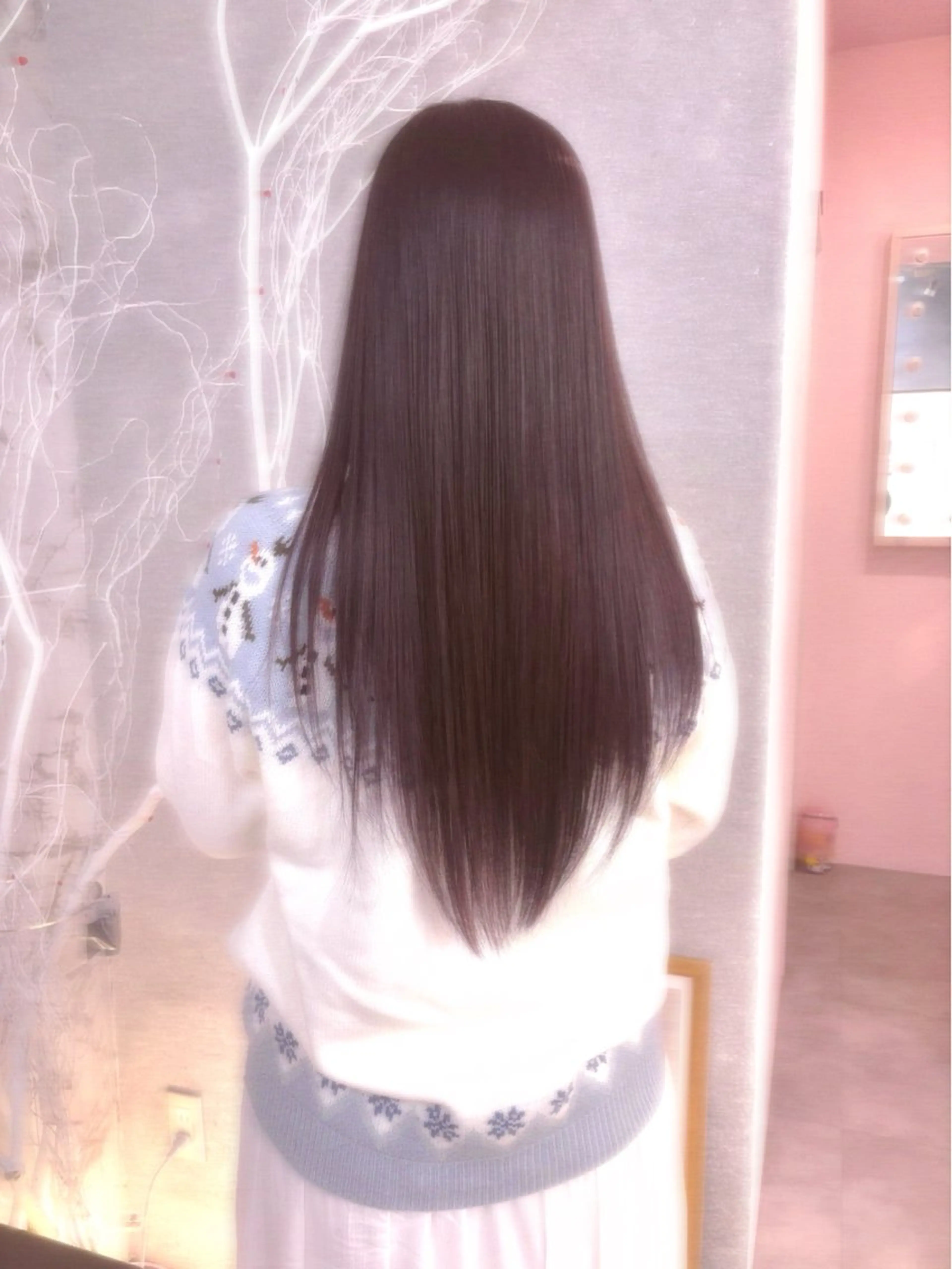 ロング ヘアカラー トリートメント 巻いても可愛いボブ♡ momochan🍑のヘアスタイル