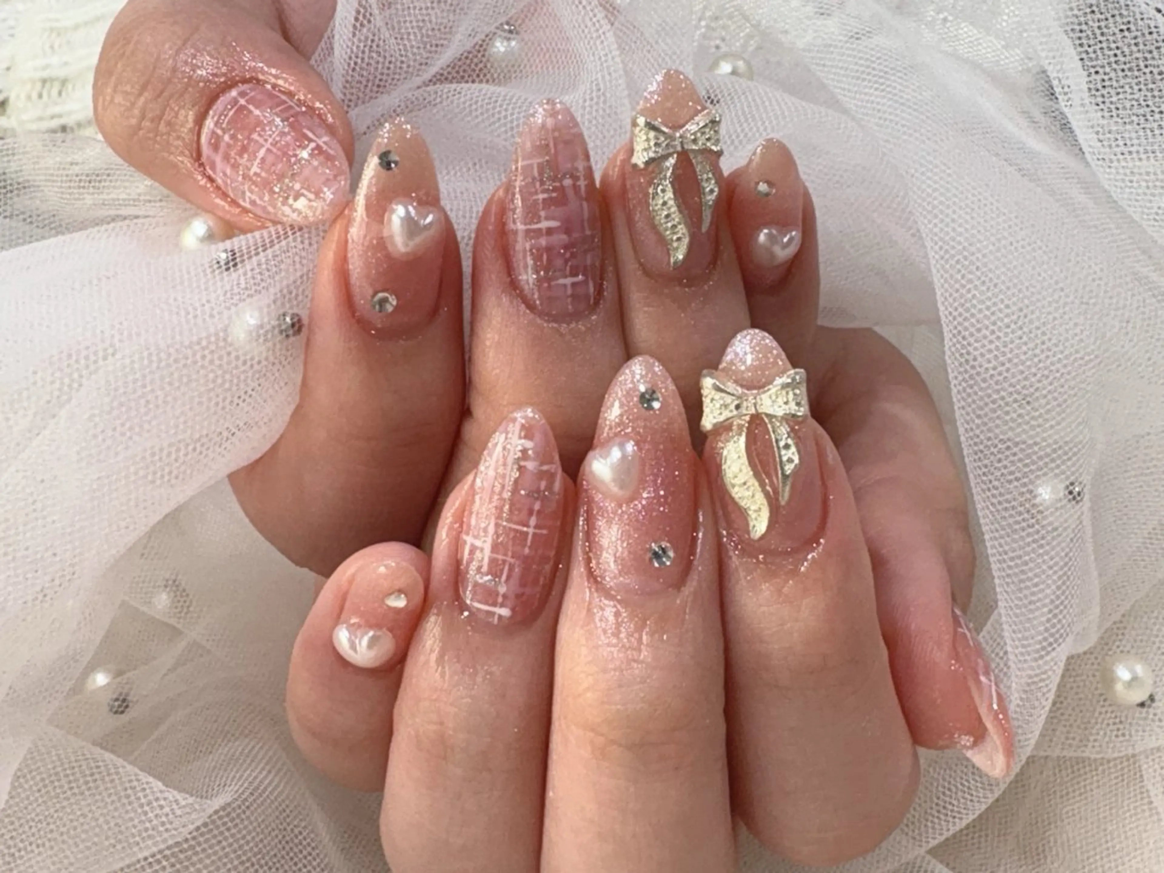 ミディアム ハンドネイル Nail  R💫 naoのネイルデザイン