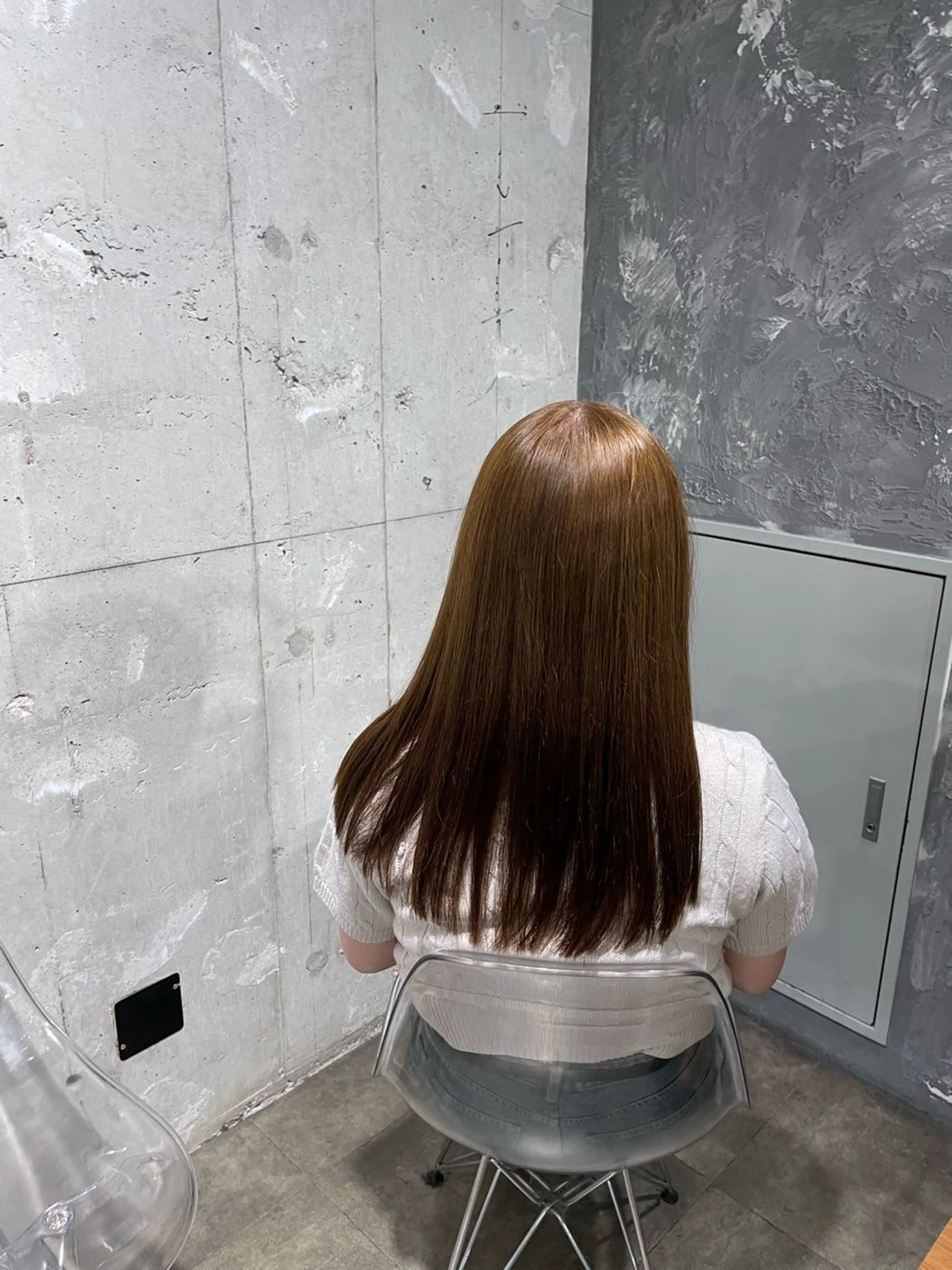 カラー ヘアカラー トリートメント ヘアセット 🤍透明感韓国 レディ/まりん🤍のヘアスタイル