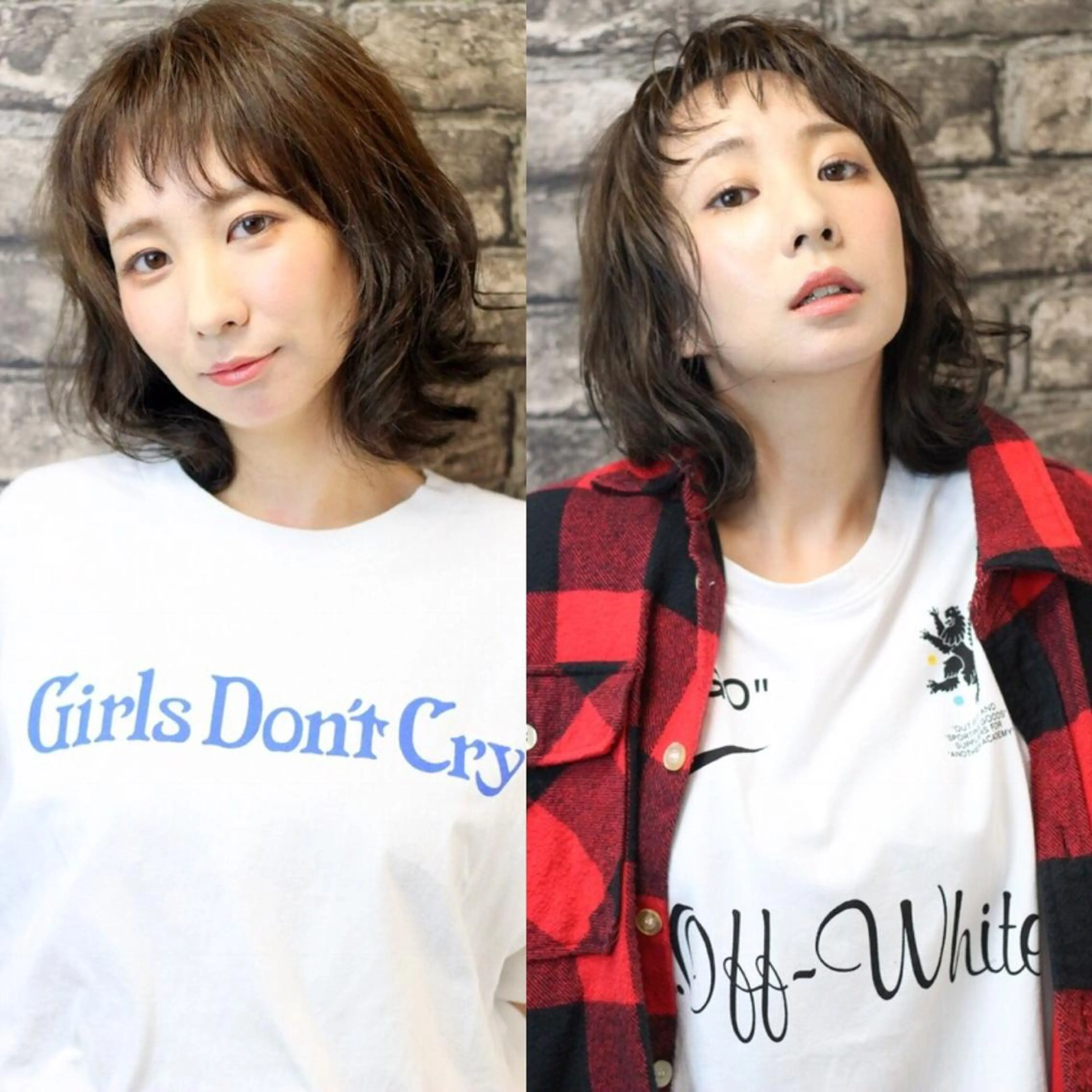 ミディアム 柴田 陽平のヘアスタイル