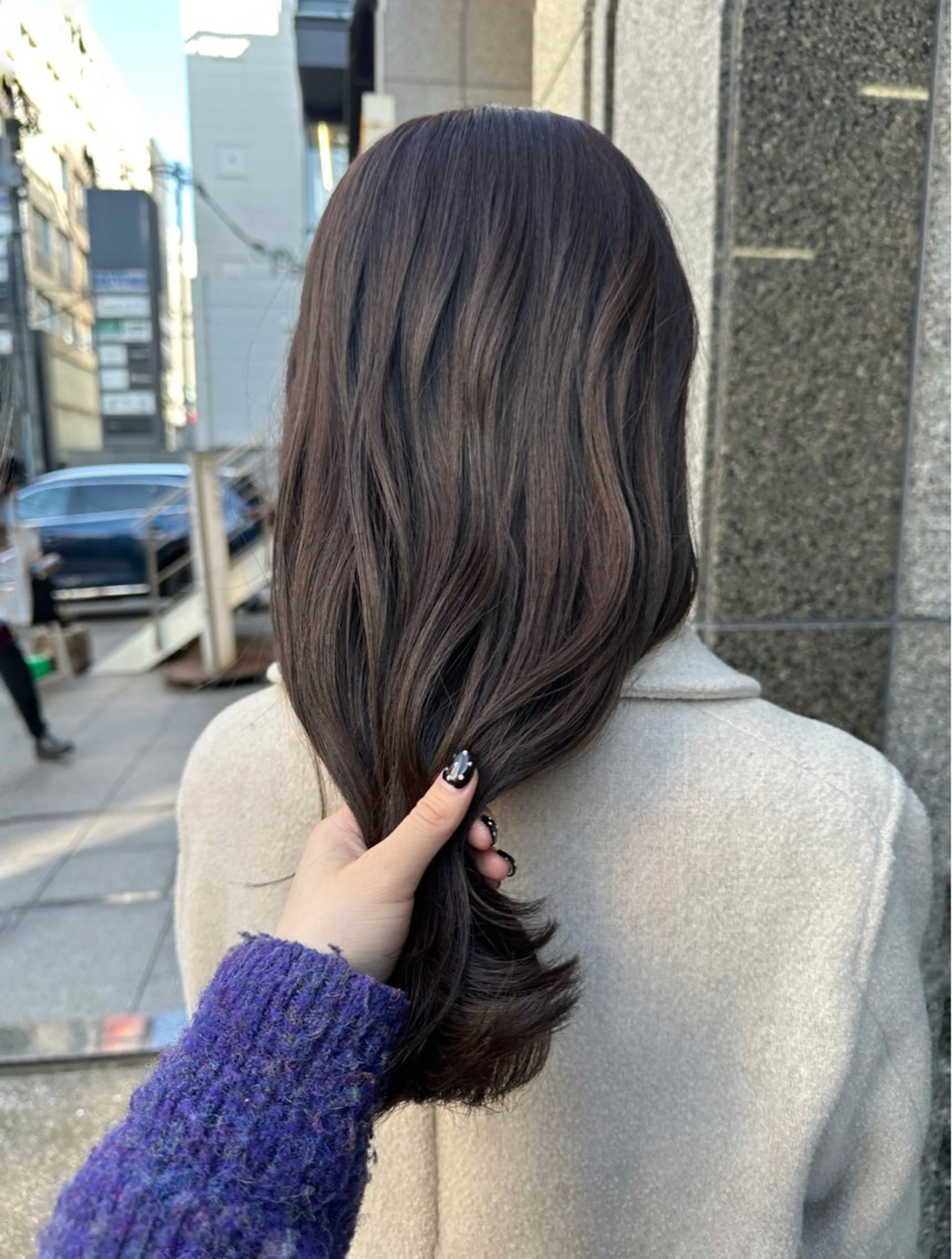 ミディアム ヘアカラー 美 海のヘアスタイル