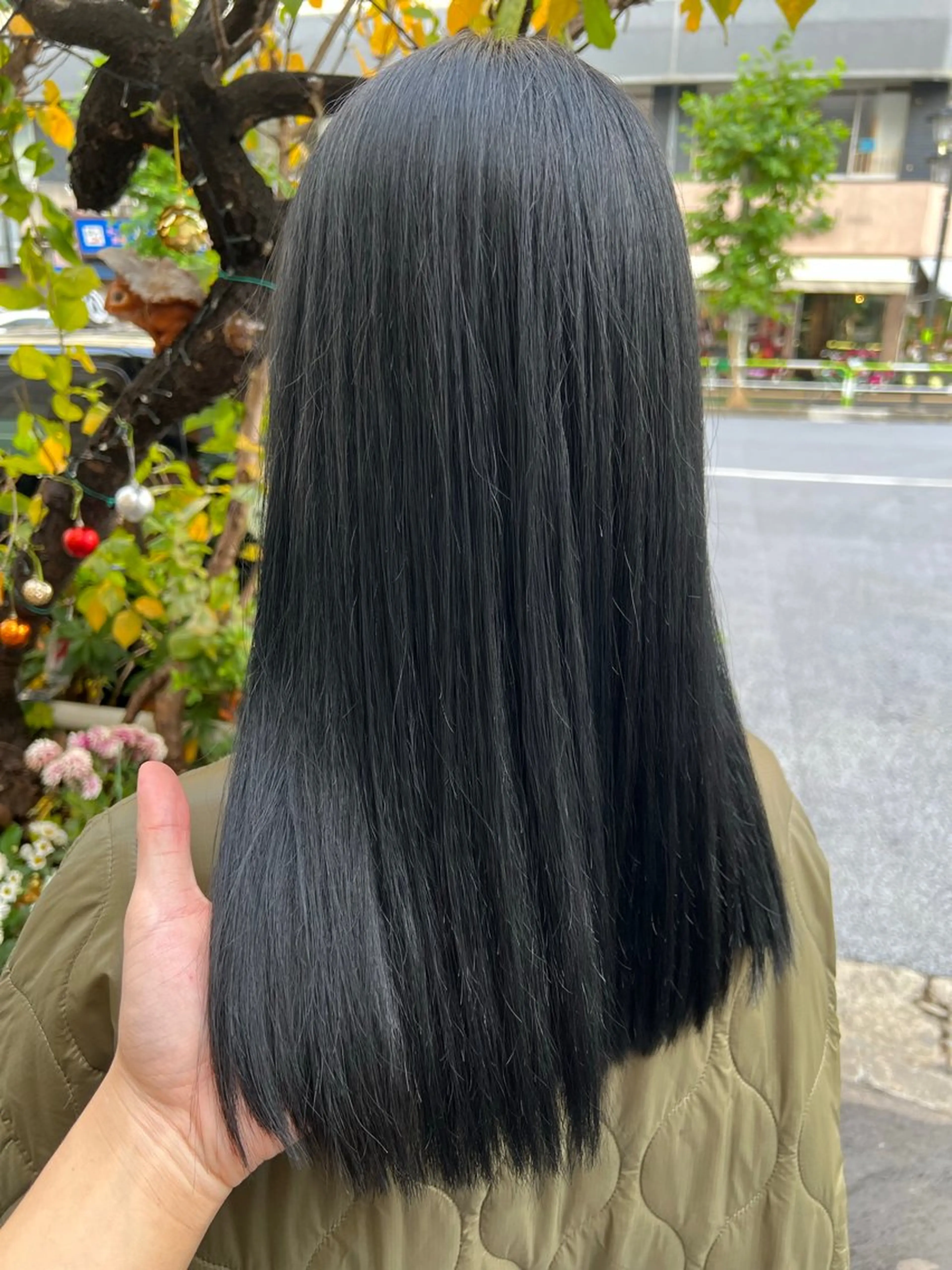 セミロング カラー 【髪質改善/縮毛矯正 /カラー】ホサカのヘアスタイル