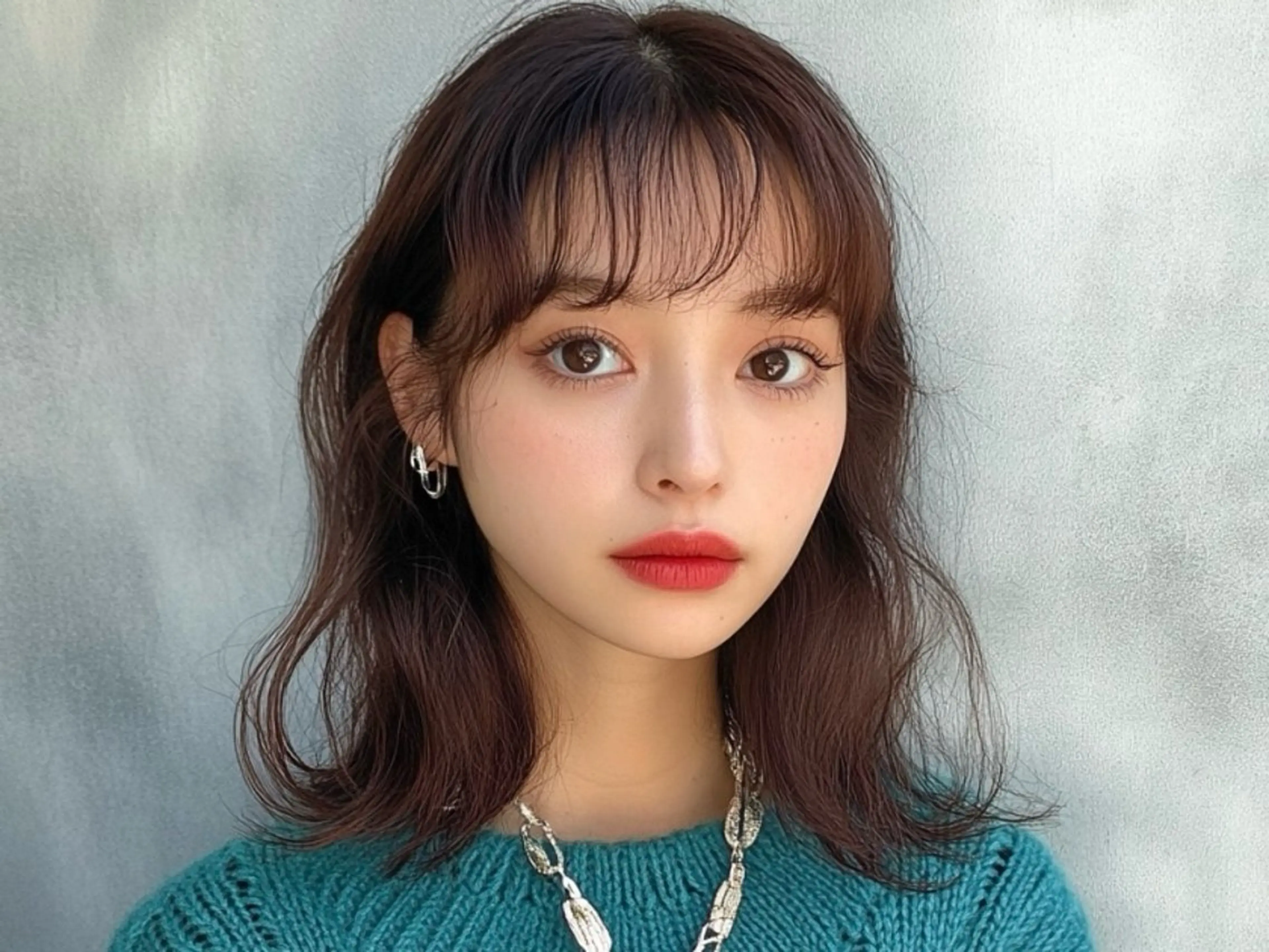 ミディアム カット パーマ mua 鳳のヘアスタイル