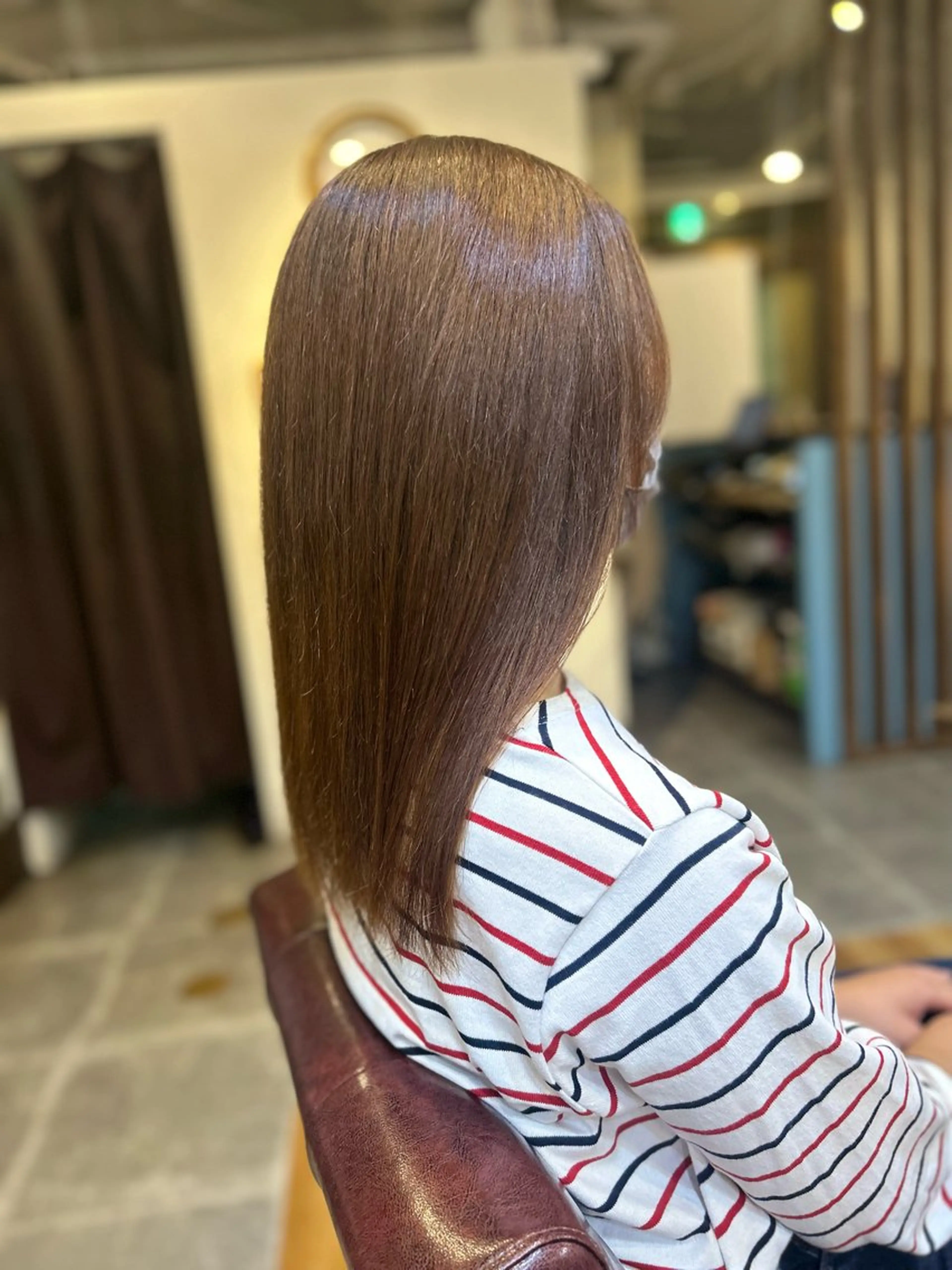 セミロング パーマ くせ毛 トリートメント ストレートパーマ 縮毛矯正 CECIL hair なんば店所属・メンズパーマ 艶髪☆店長☆有馬のヘアスタイル