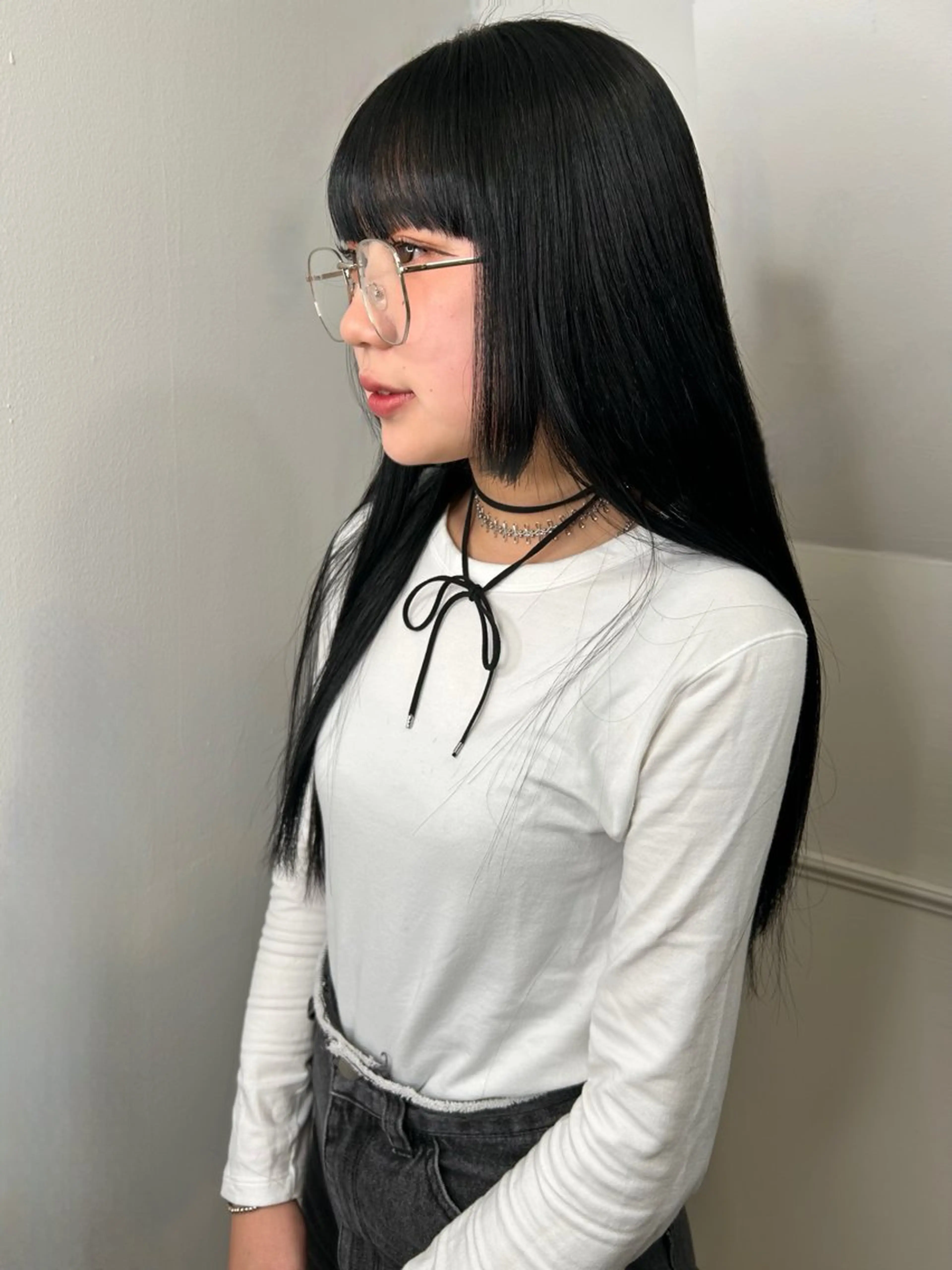 ロング カラー 姫カット land所属・透明感カラー/レイヤ ー🌙Honokaのヘアスタイル