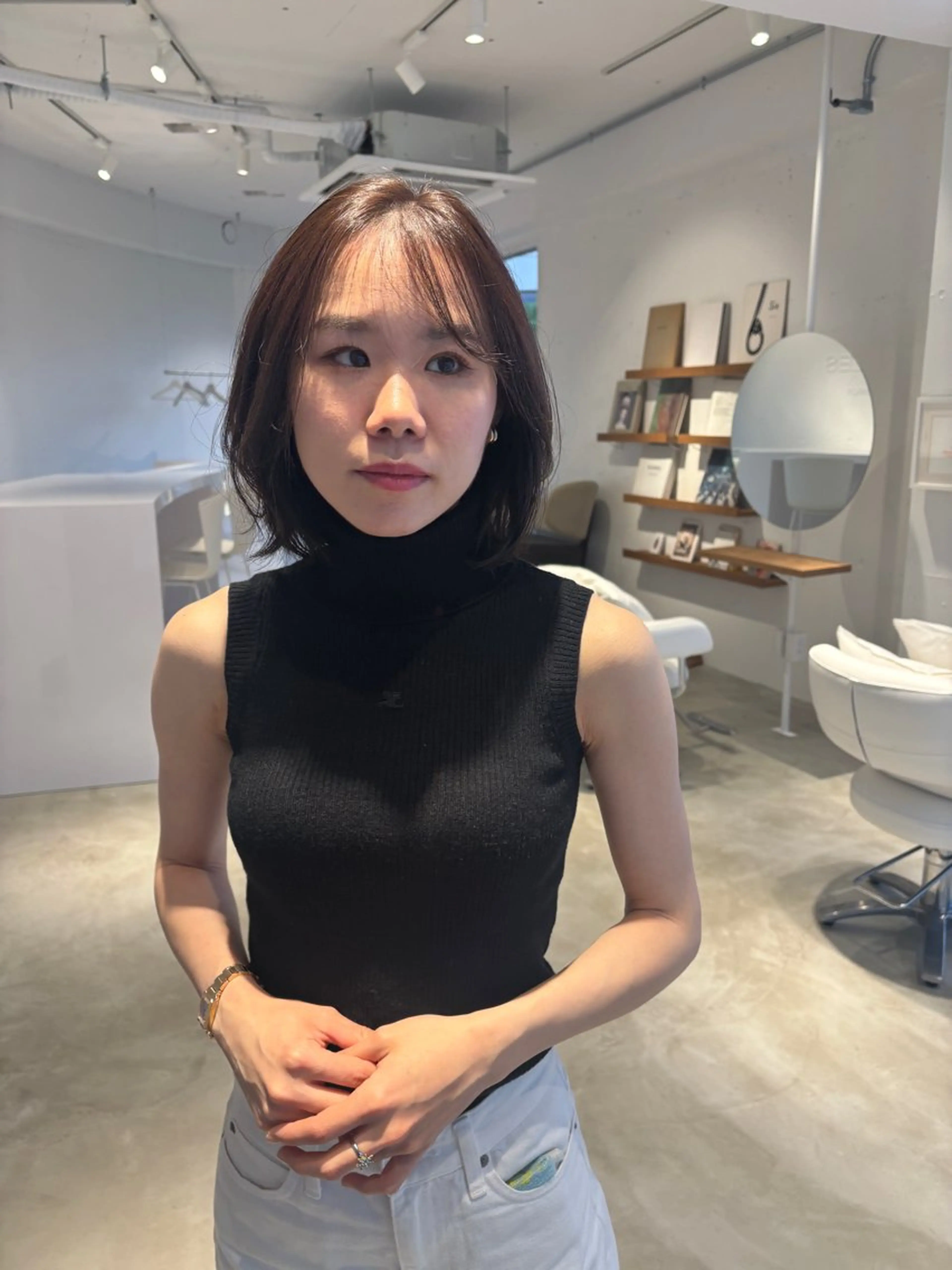 ミディアム 薬院浄水通/ショート /ボブ/rukaのヘアスタイル