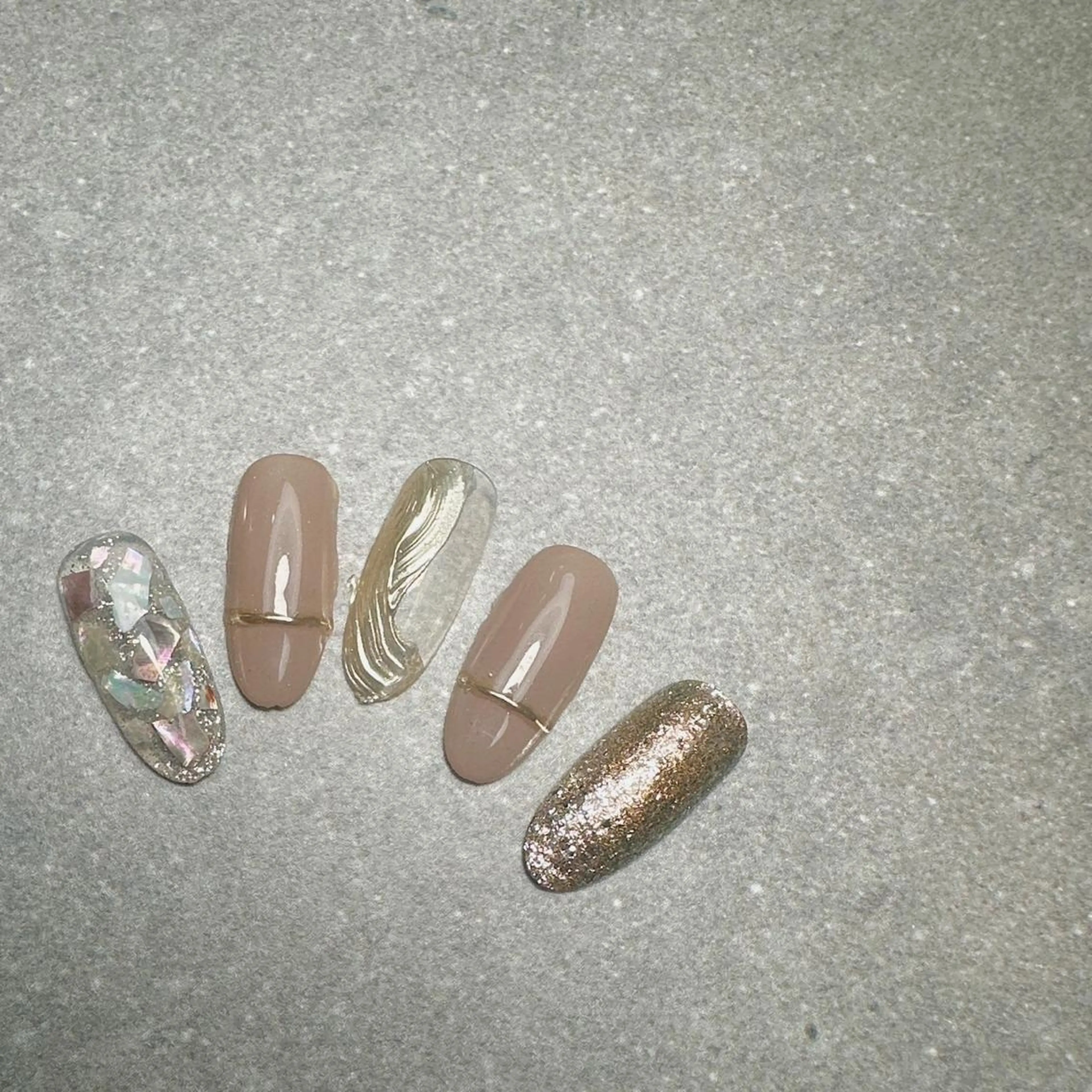 ネイル ニュアンスネイル 春ネイル THE464 the464のネイルデザイン