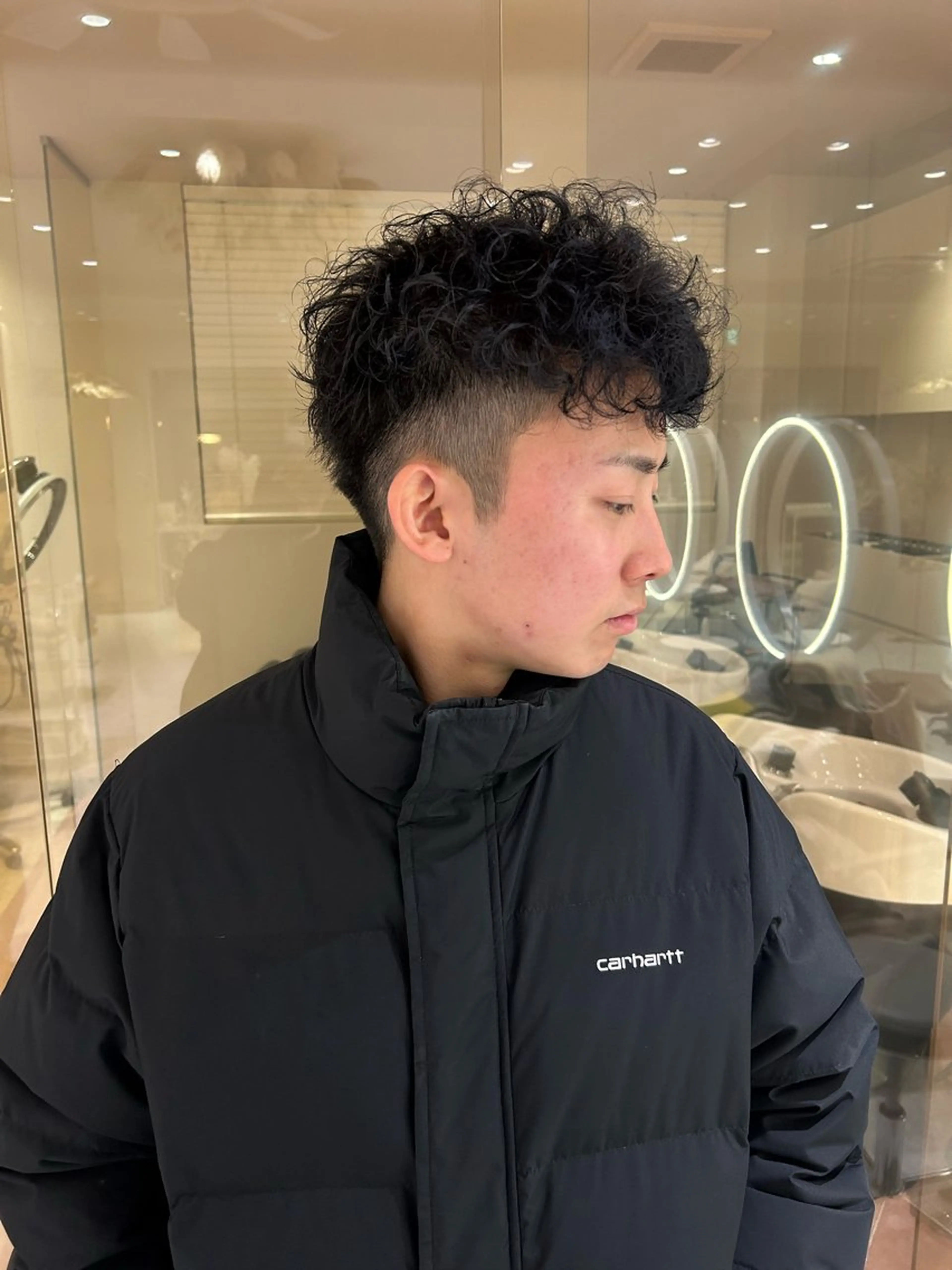 ショート パーマ メンズ 🌟透明感カラー🌟 恵比寿/sayuのヘアスタイル