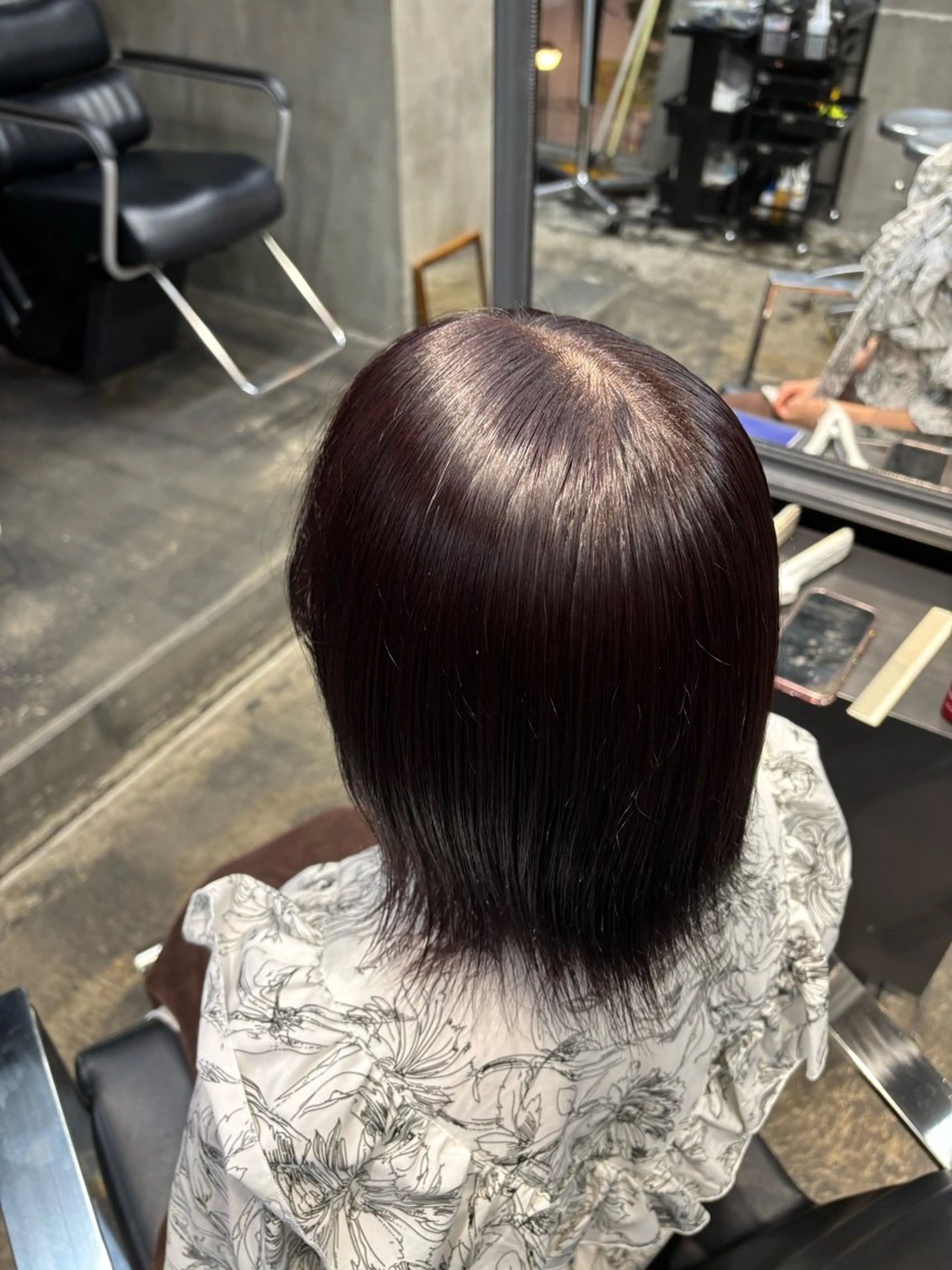 カラー ア ユ ミのヘアスタイル