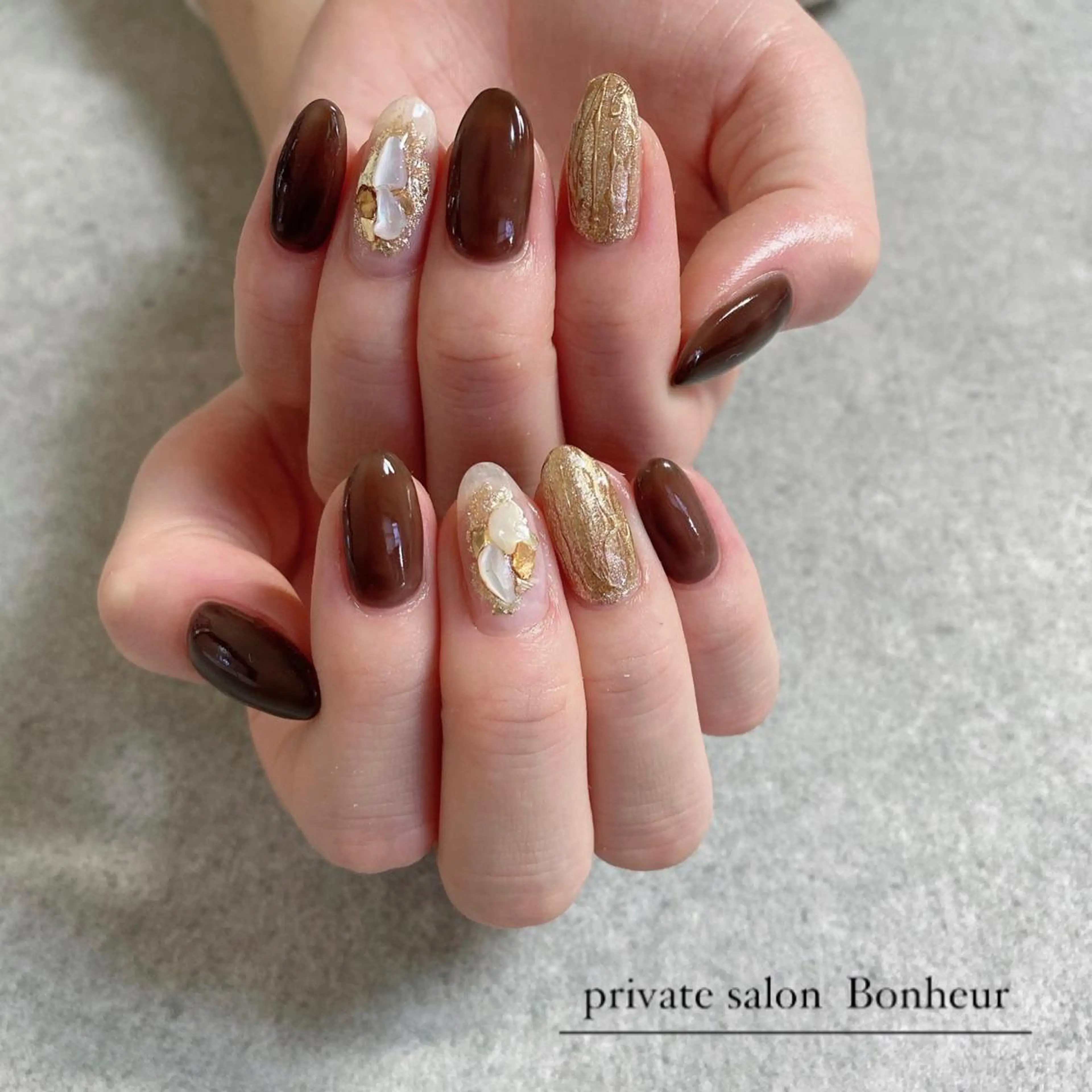 ネイル ハンドネイル BONHEUR Annaのネイルデザイン