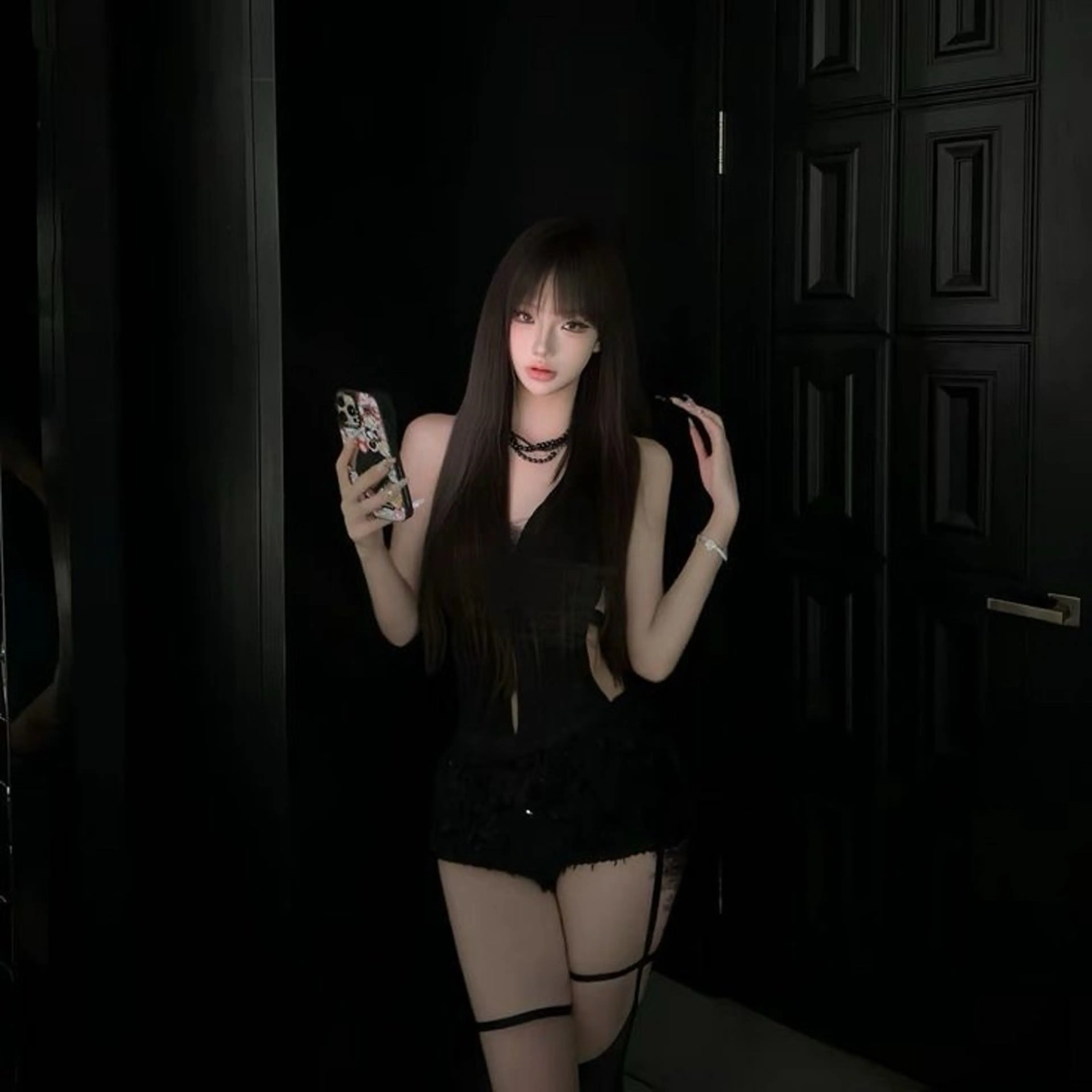 ロング カラー ヘアアレンジ ヘアカラー トリートメント 大人っぽ中韓レディ ヘア🤍MAOのヘアスタイル