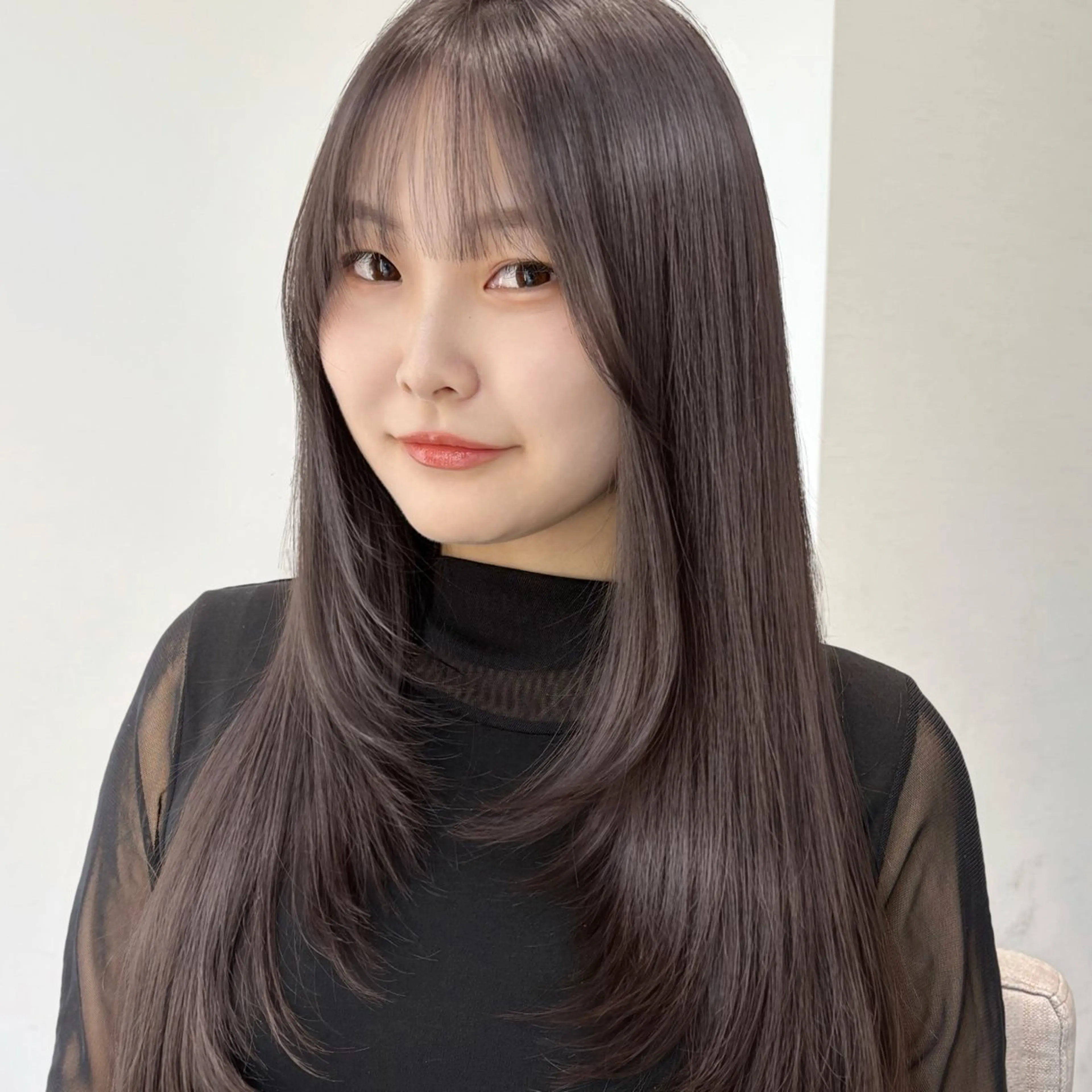 ロング 似合わせ前髪／ 小顔カット🎀そうのヘアスタイル