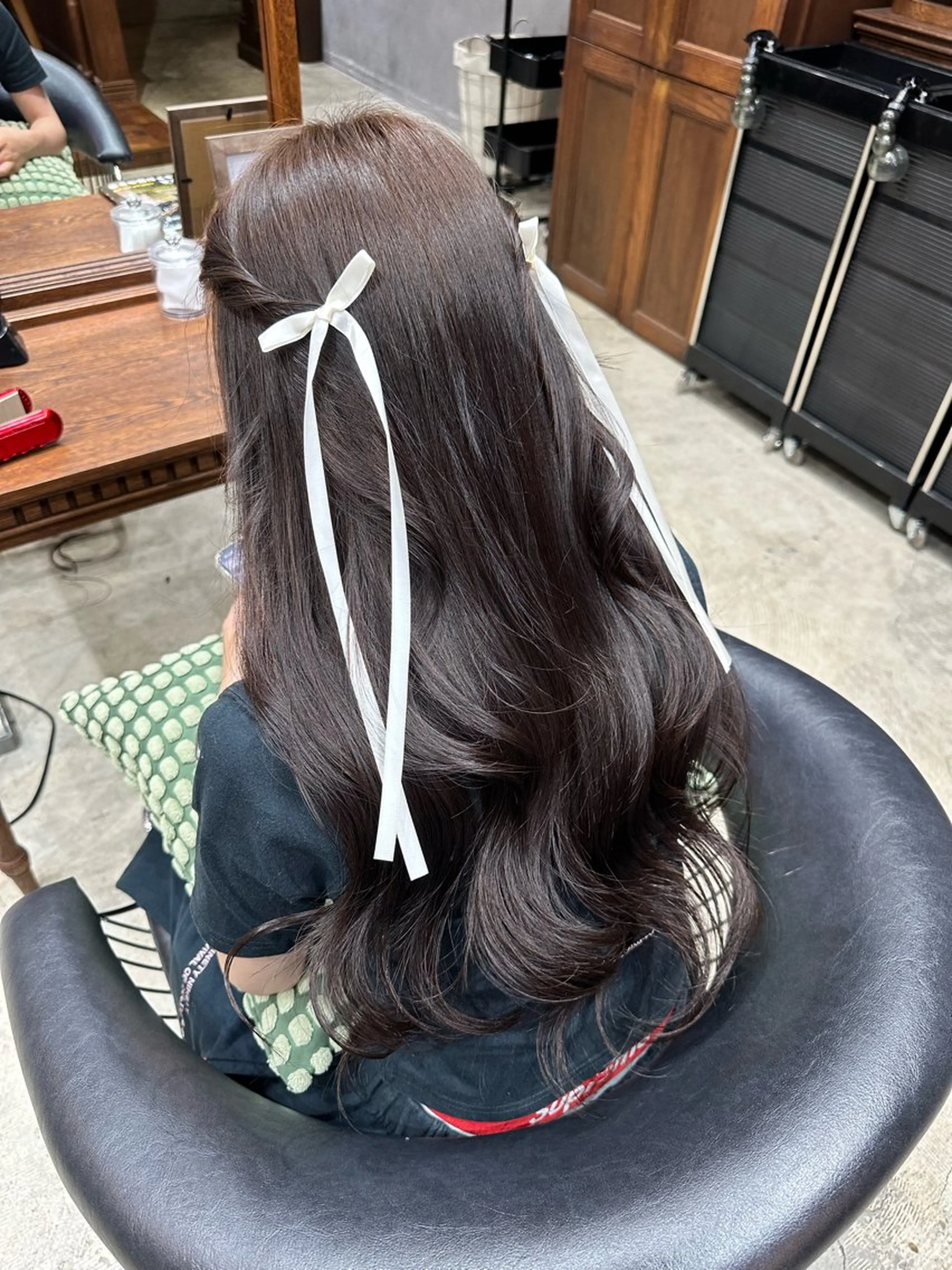 ロング ヘアカラー 韓国ヘア/透明感 カラー/金子 愛優のヘアスタイル