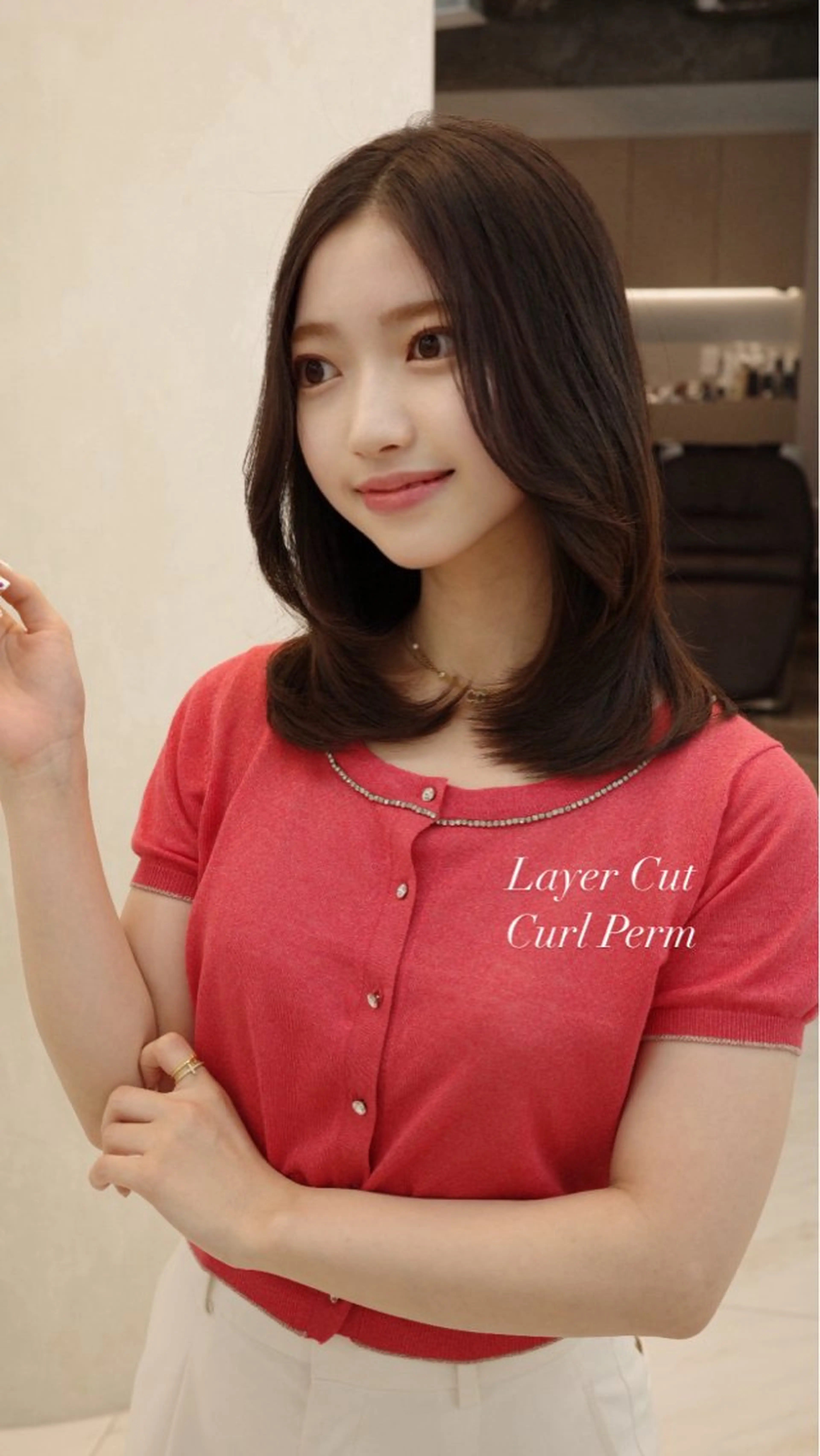 ロング パーマ ARMONY表参道所属・韓国風専門 RYOのヘアスタイル