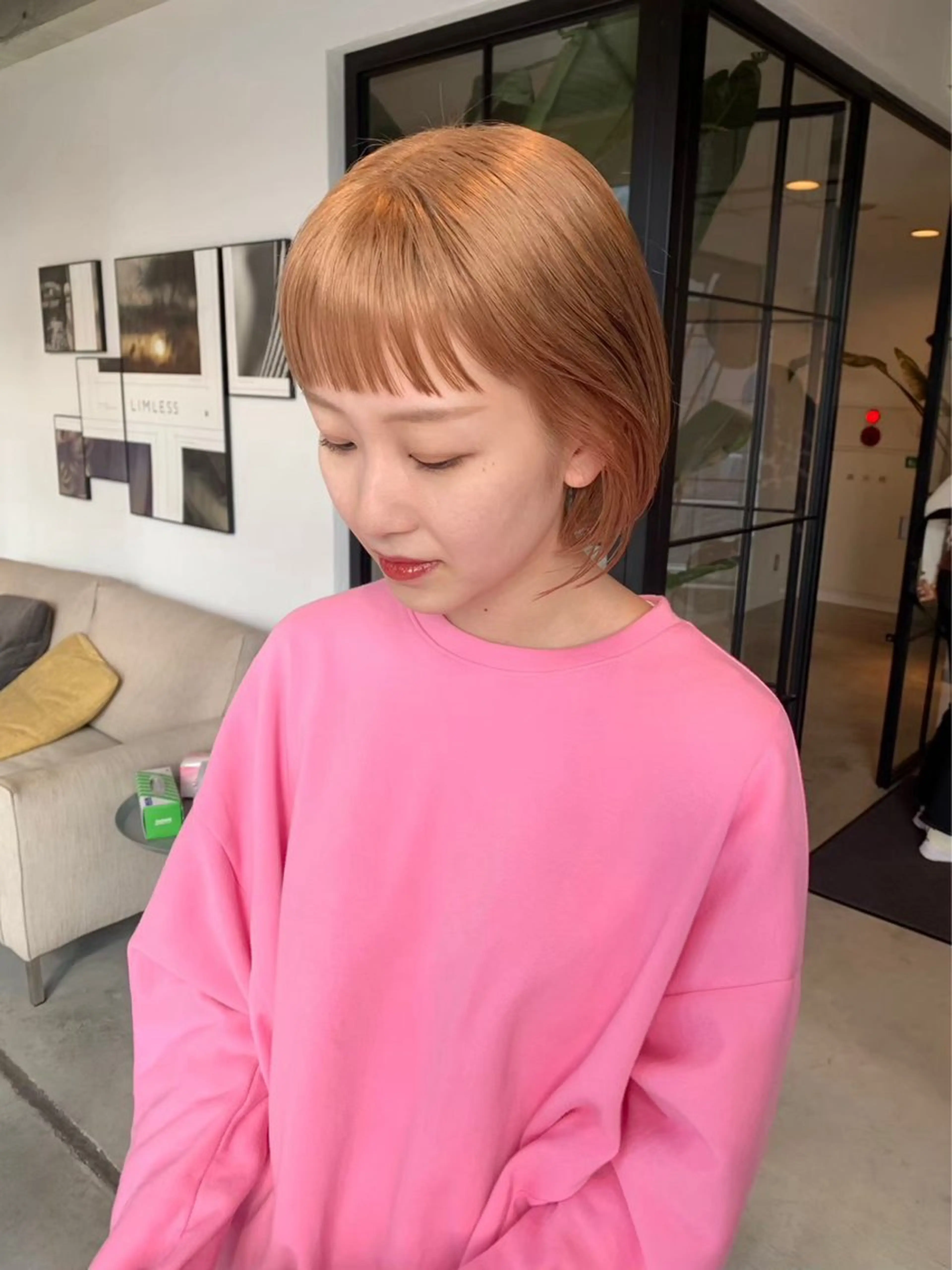 ショート ベージュカラー🕊️ 新潟駅/谷口大海のヘアスタイル