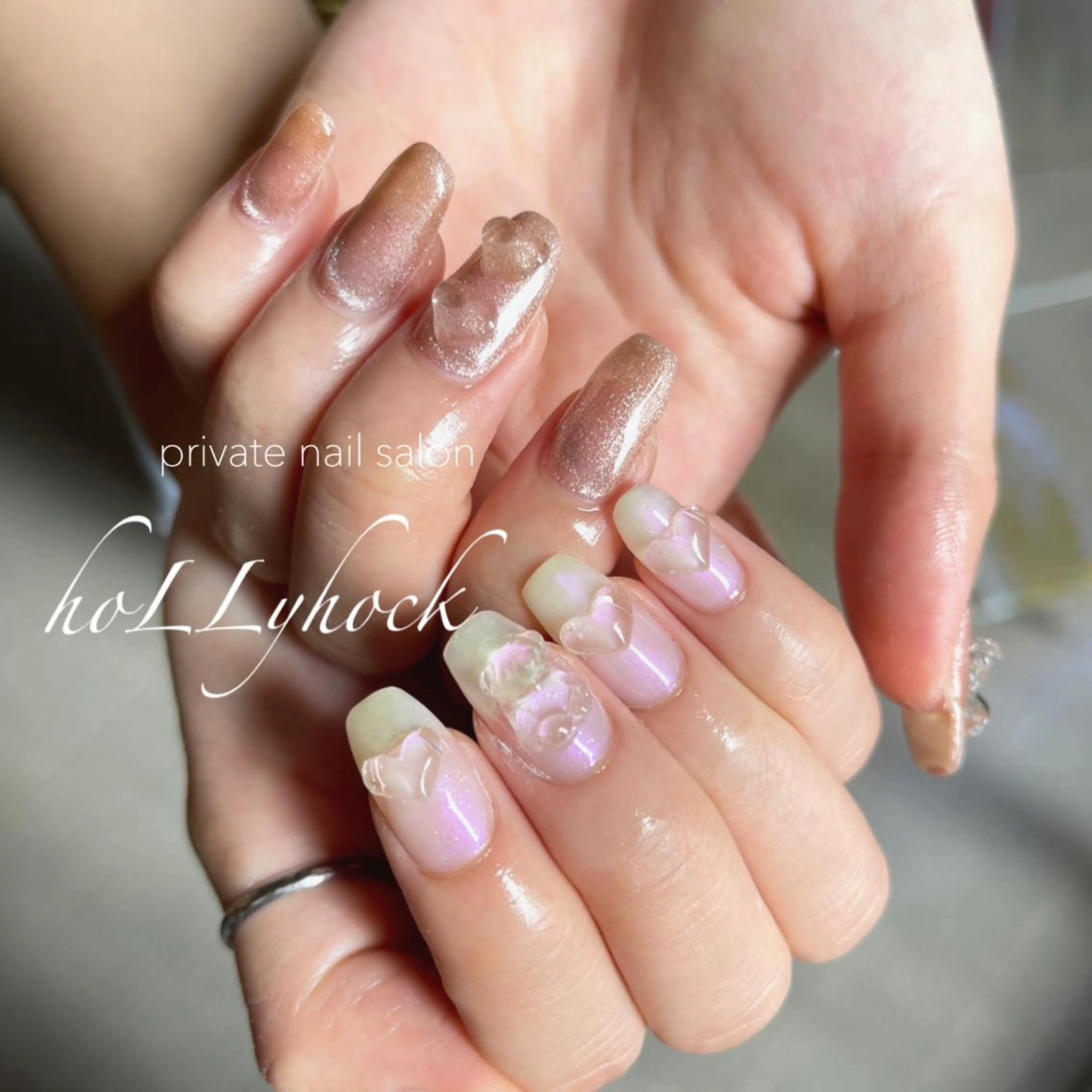 ネイル nail salon hoLLyhockのネイルデザイン