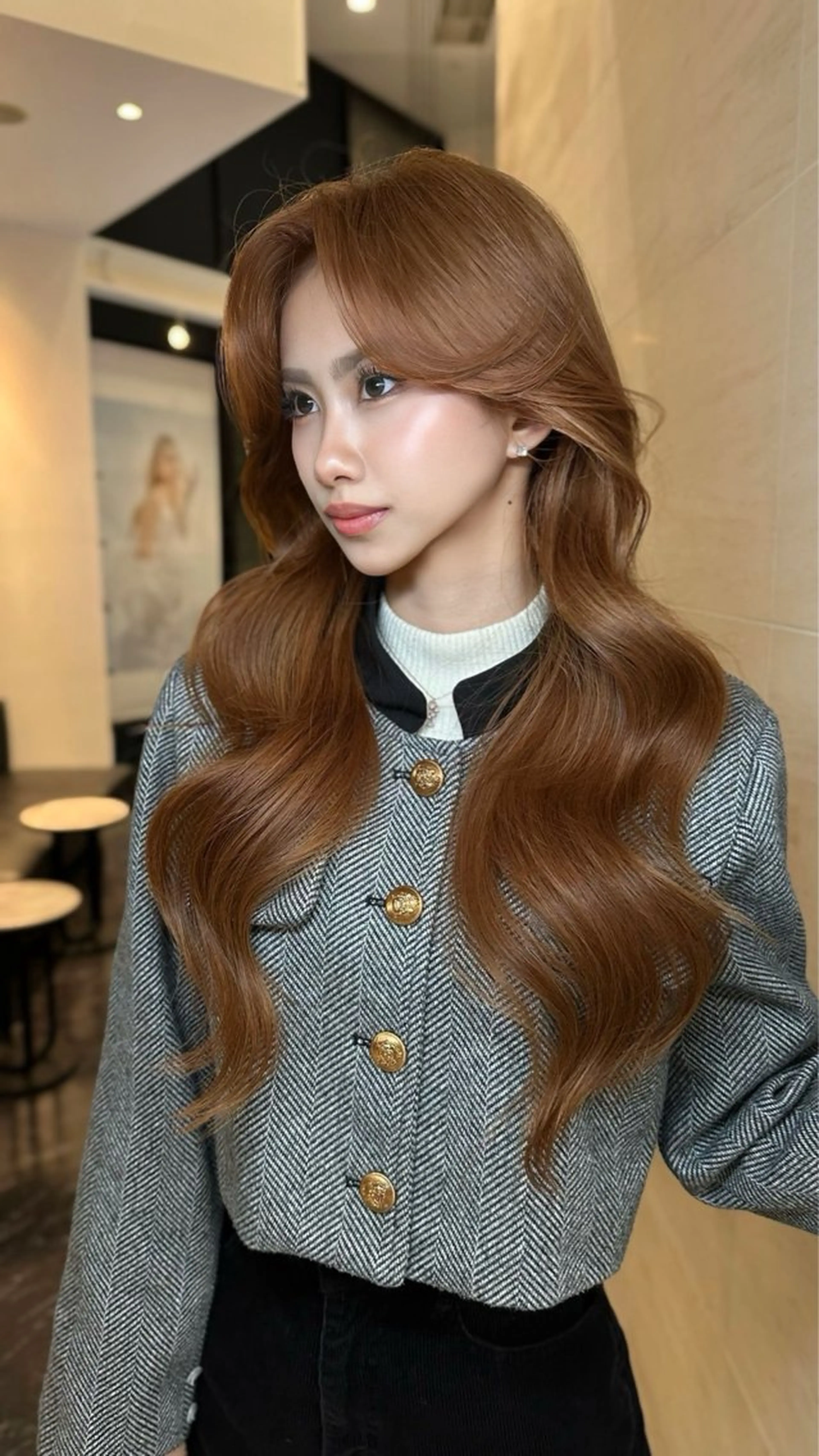 ロング カラー 韓国風ヘア カット ヘアカラー トリートメント 中韓🇨🇳🇰🇷 🤍TAKAHIROのヘアスタイル