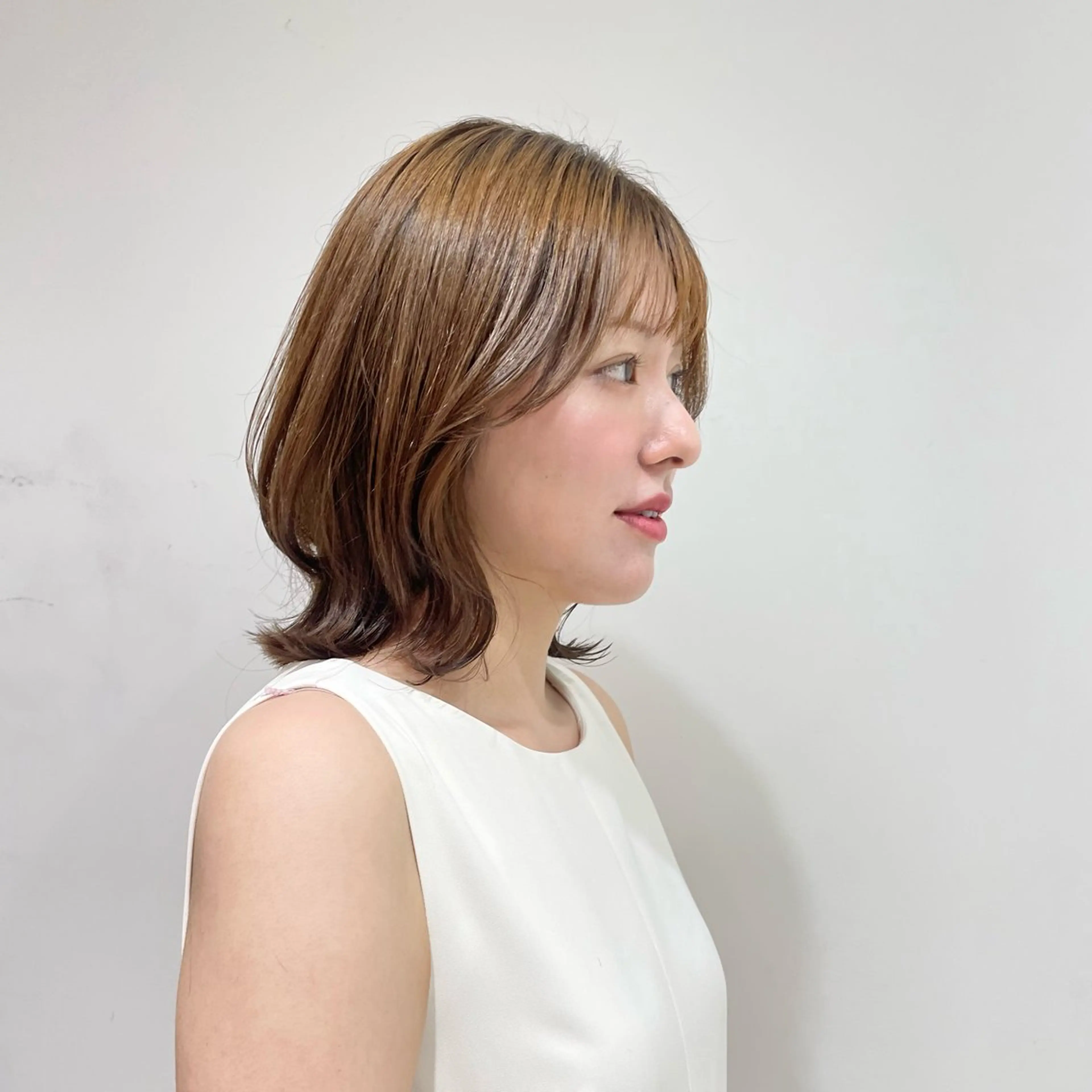 ミディアム 髙橋 茉南のヘアスタイル