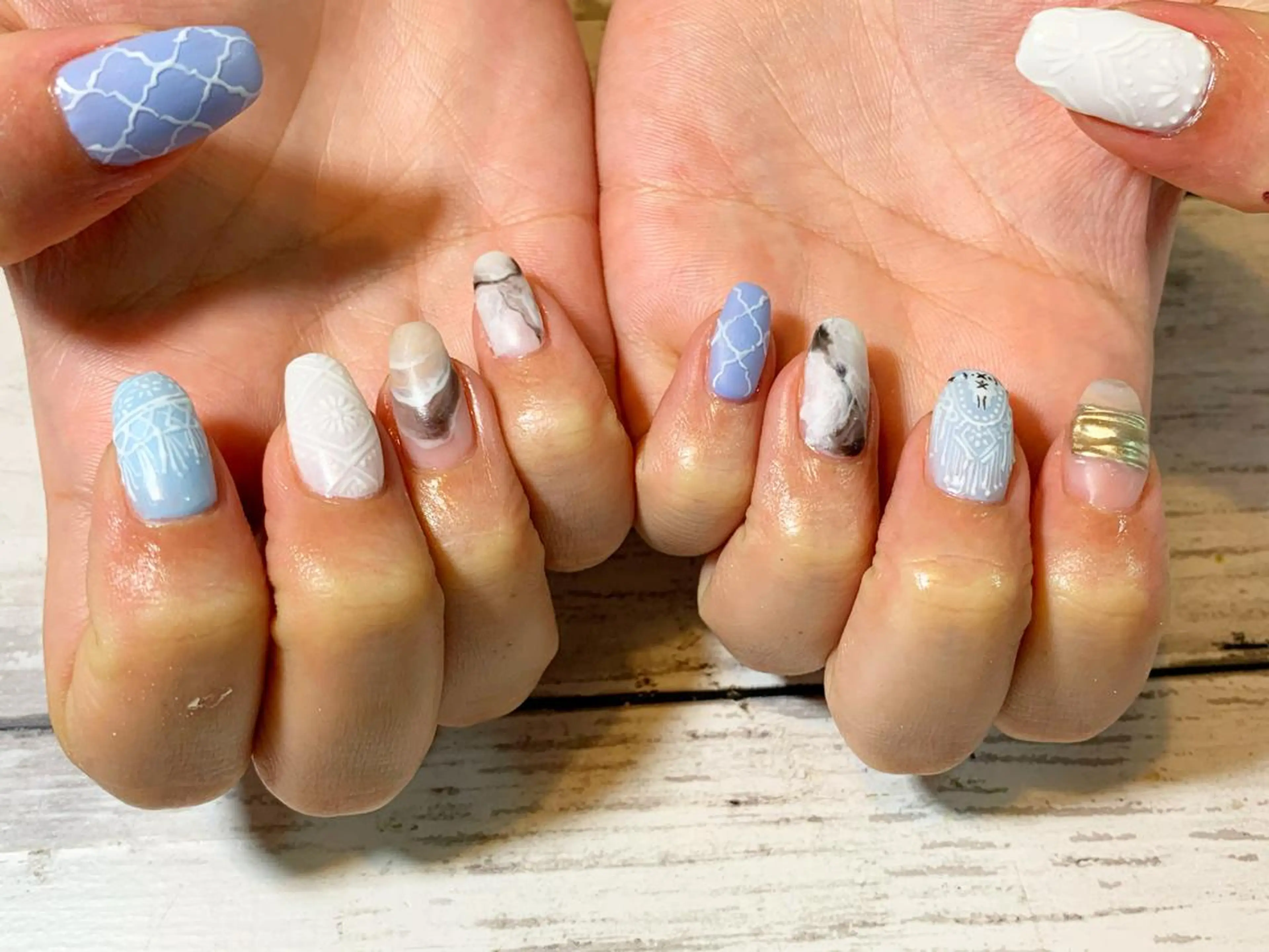 ネイル ハンドネイル GéRanium Harukaのネイルデザイン