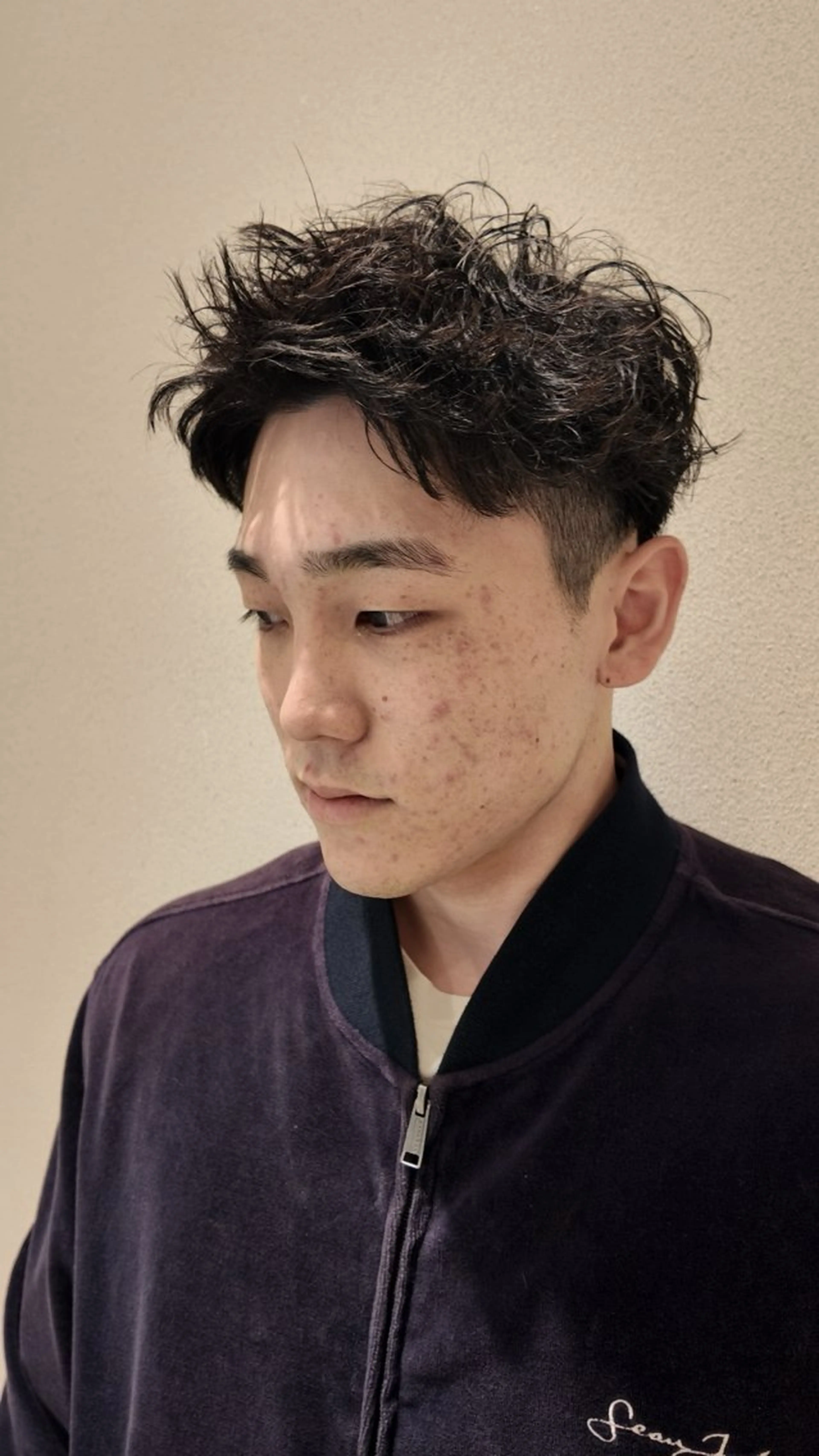 ショート パーマ メンズ メンズパーマ カット パーマ NAOKI /海外風のヘアスタイル