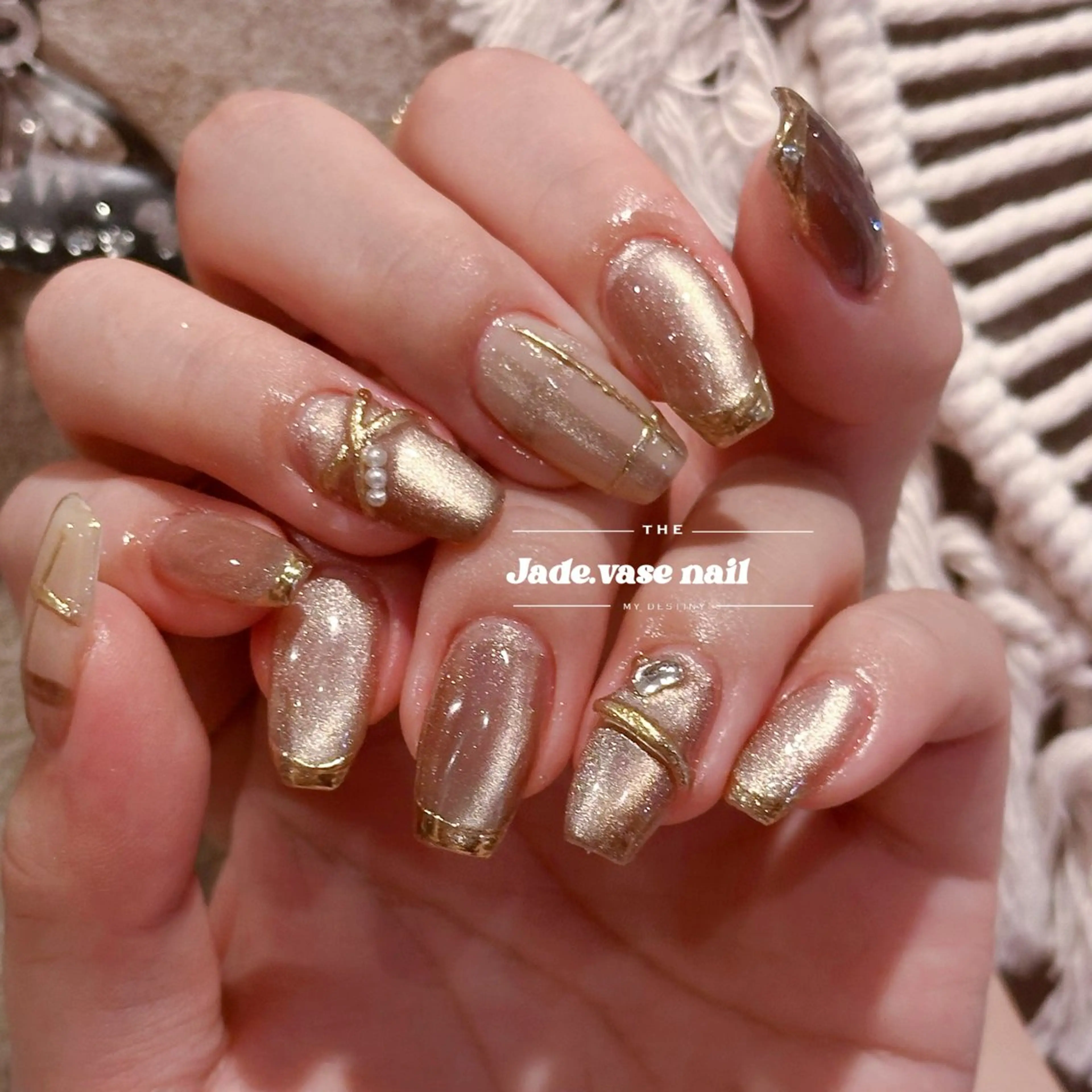 ネイル ハンドネイル ハンドケア ✰Jade.vase 銀座一丁目・東銀座のネイルデザイン