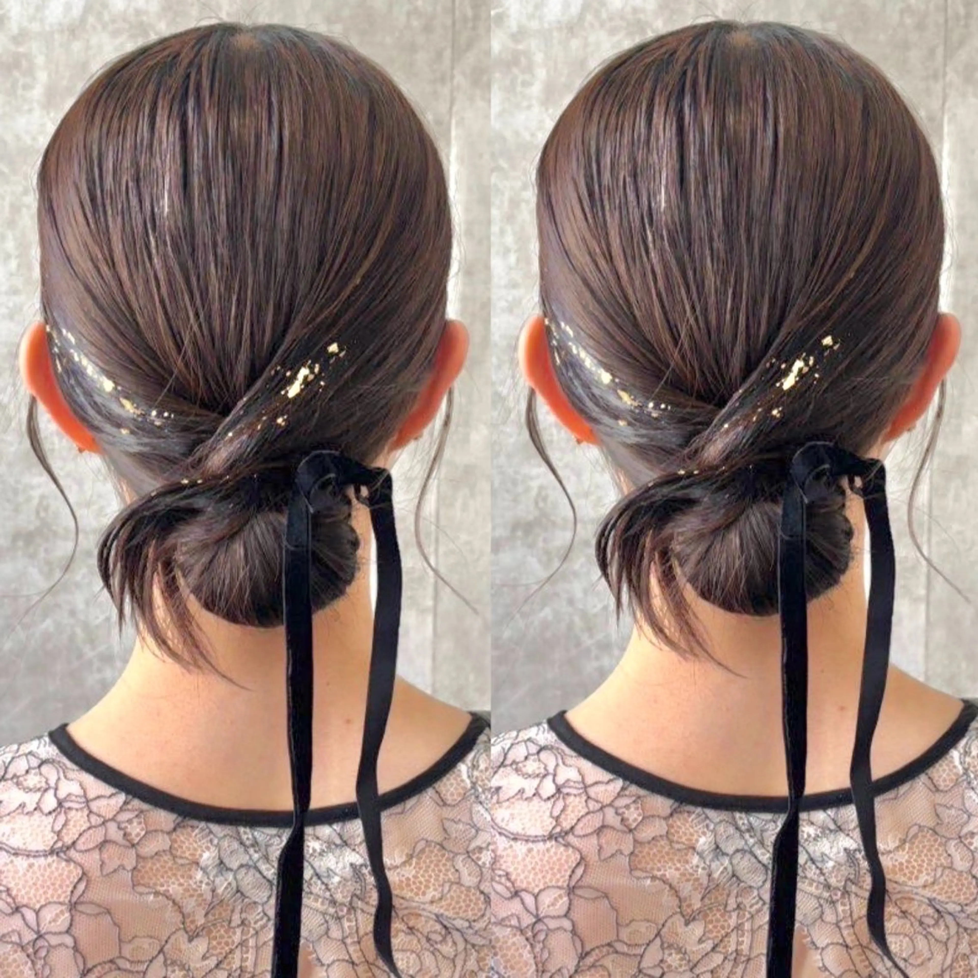 セミロング ヘアアレンジ ヘアセット ヘアメ🎀エクステ 🪽横浜/しほ🧸のヘアスタイル