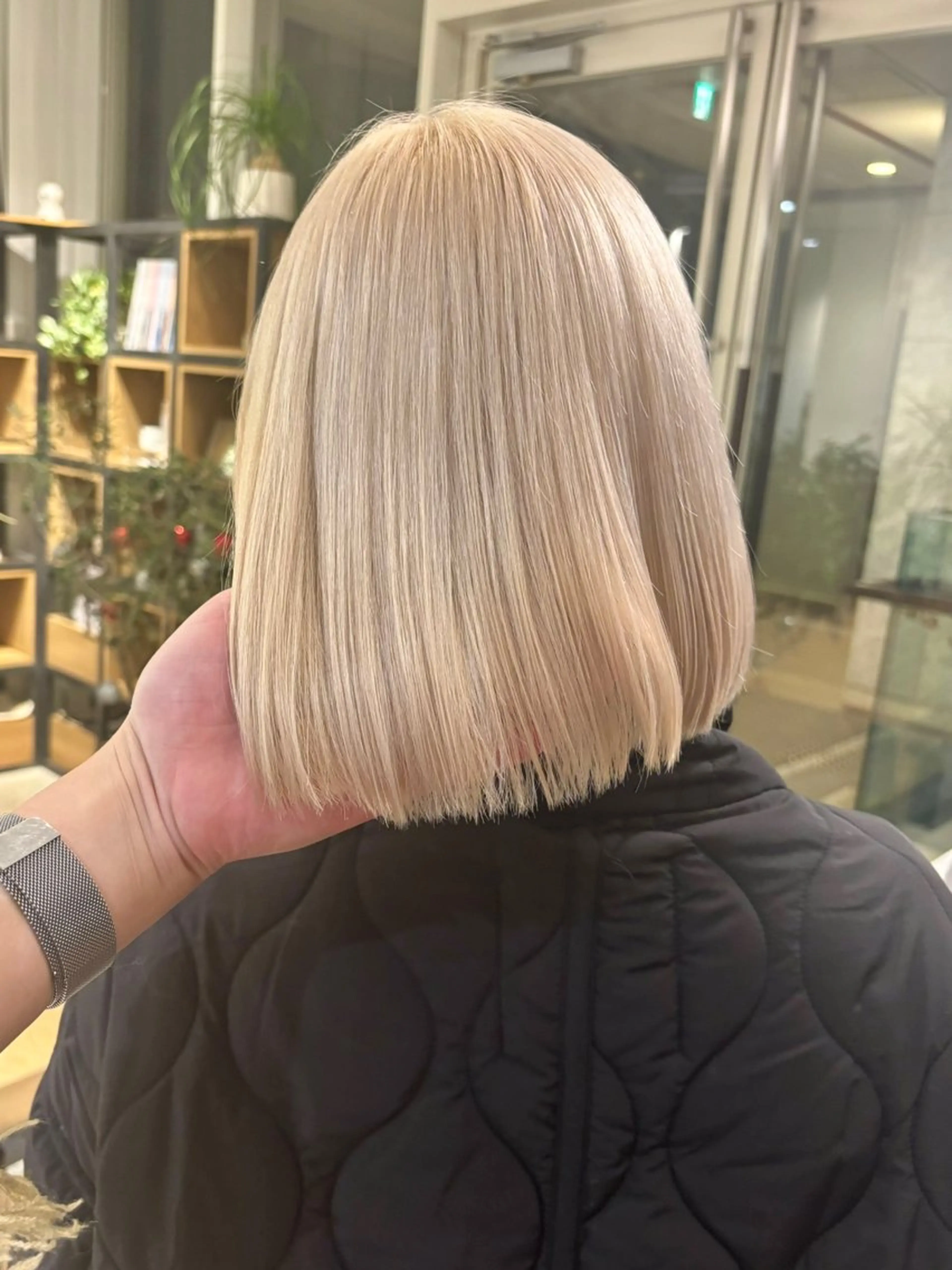 ミディアム ryona🎀 /ボブ/ブロンドのヘアスタイル