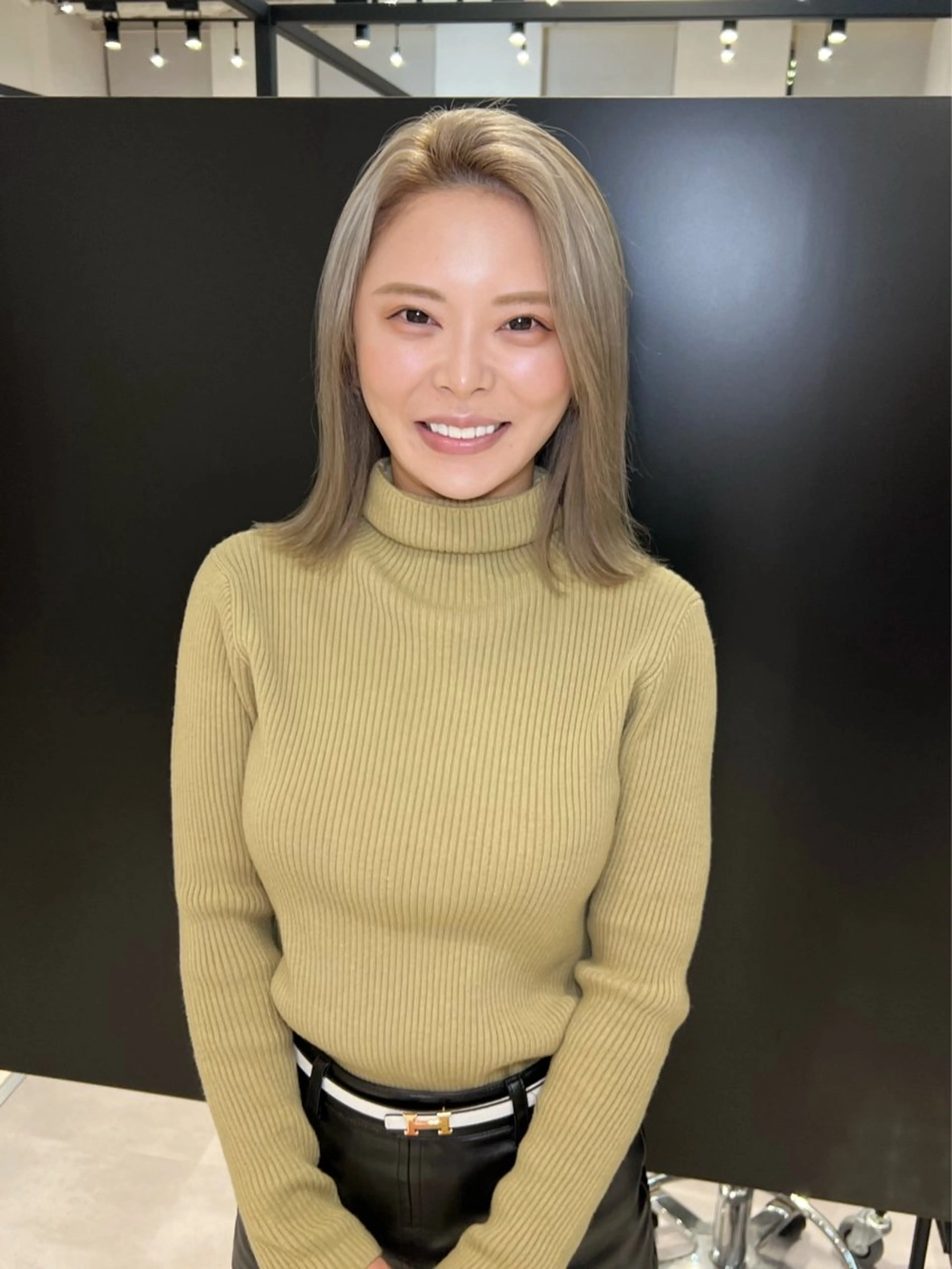 ミディアム カラー ヘアカラー トリートメント kimika🥑 メンズ/髪質改善のヘアスタイル