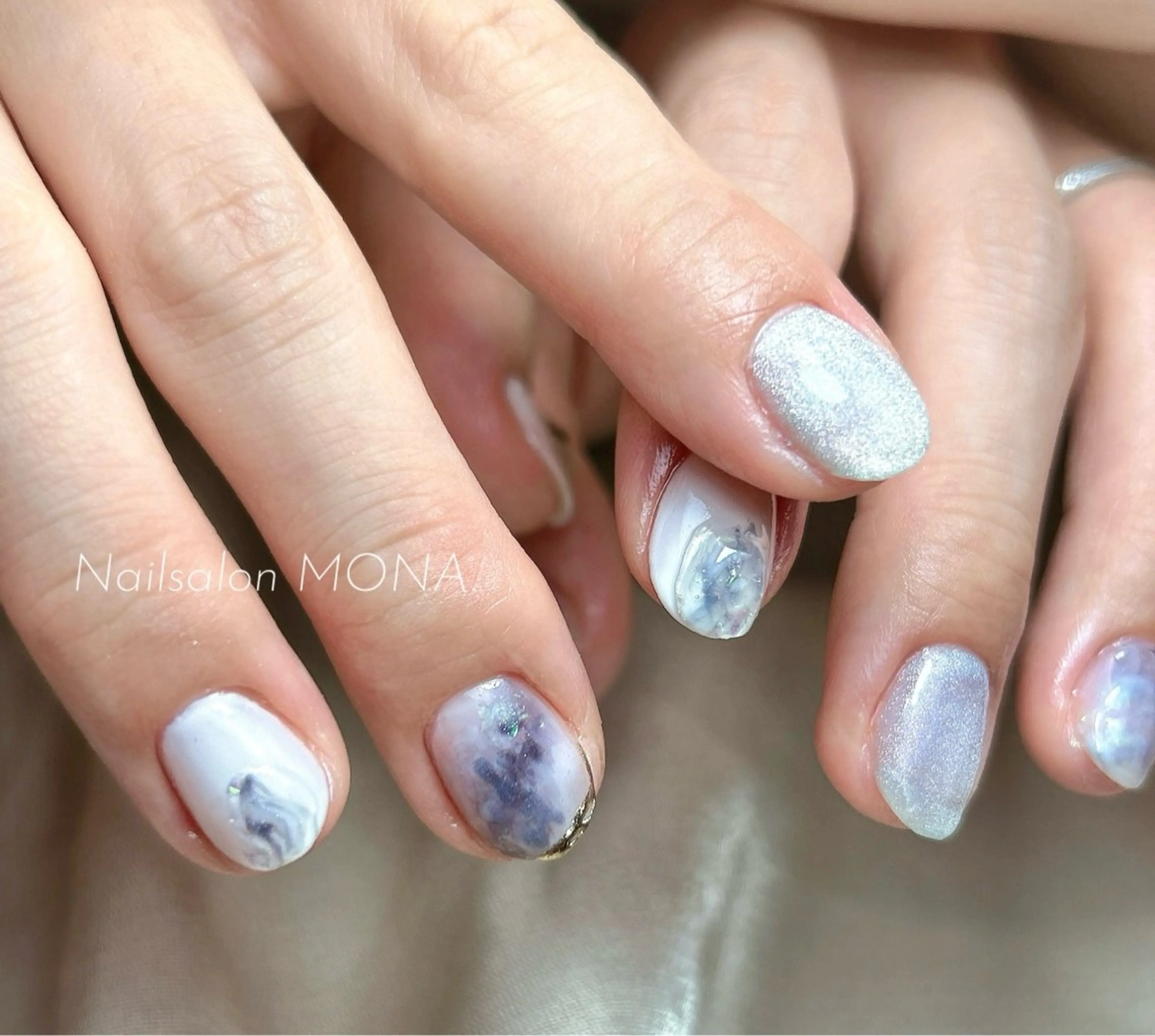 ネイル ニュアンスネイル ハンドネイル Nailsalon MONA.のネイルデザイン