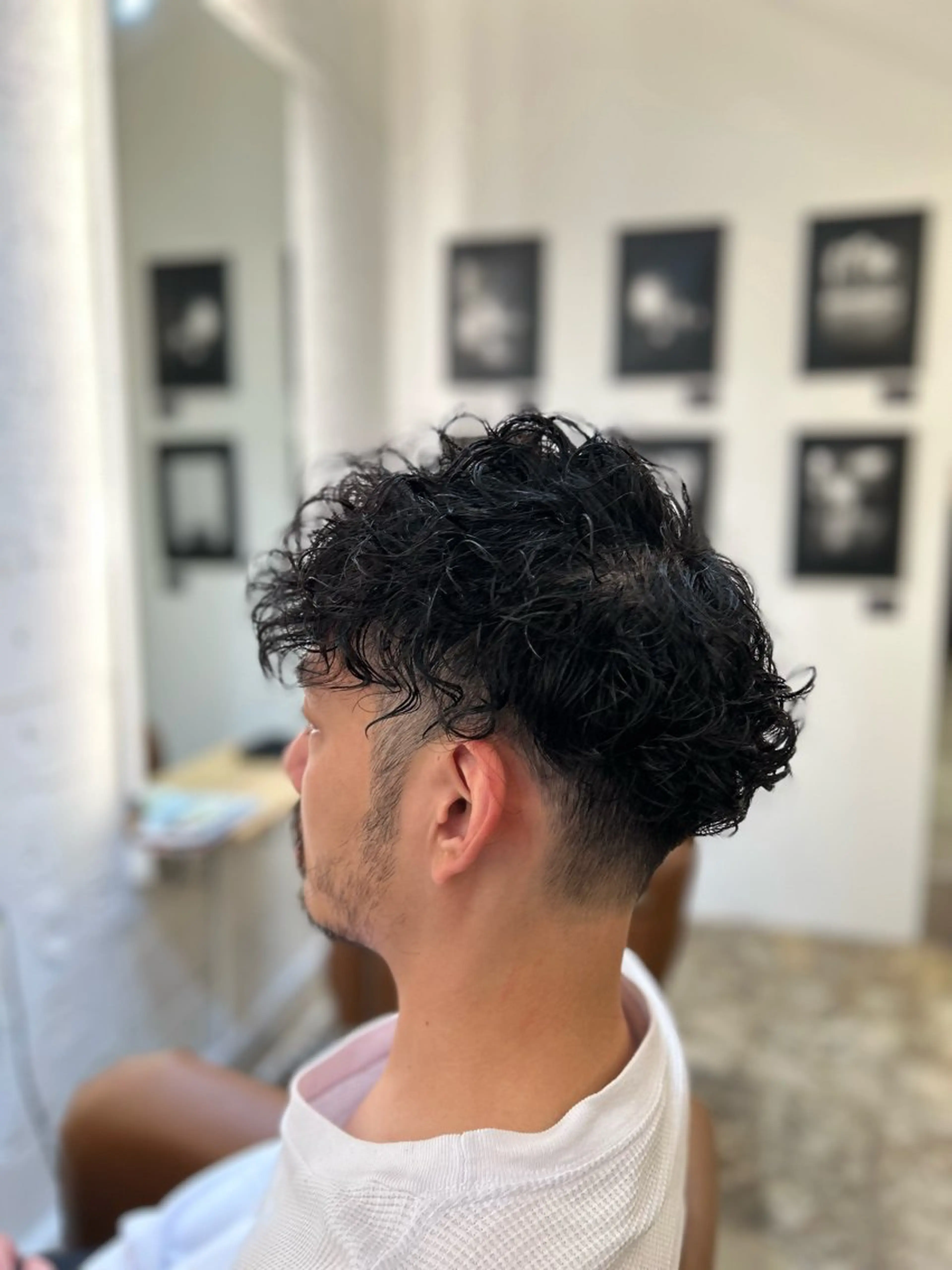 パーマ メンズ メンズパーマ スペインカール AMBERGLEAM Hair&Cloth Yoga所属・Ryo☘縮毛矯正/ メンズ/ブリーチ/のヘアスタイル